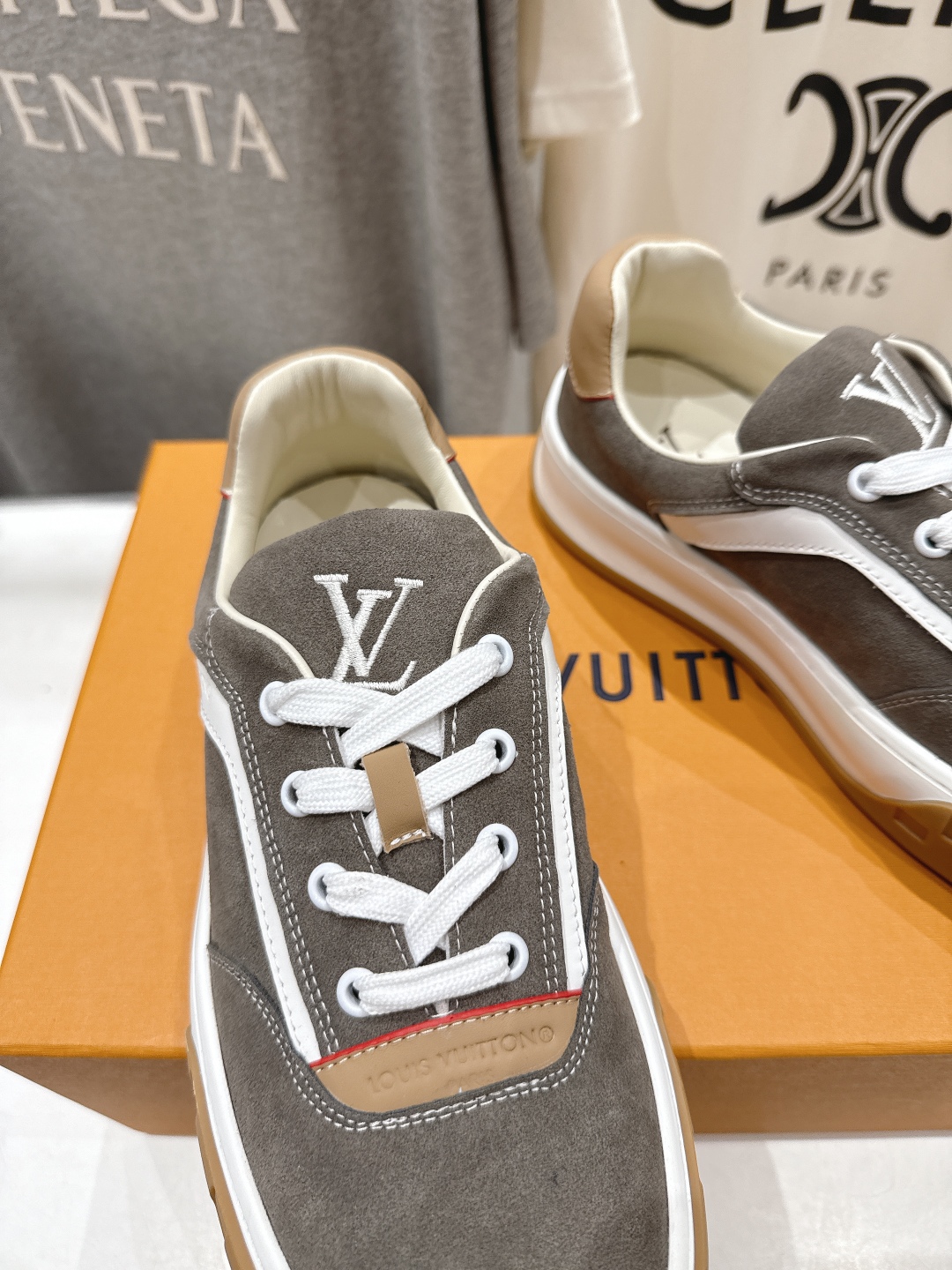 高版本出厂 只有男款
  LOUIS VUITTON～LV路易威登L家驴牌最新走秀款Tilted系列厚底