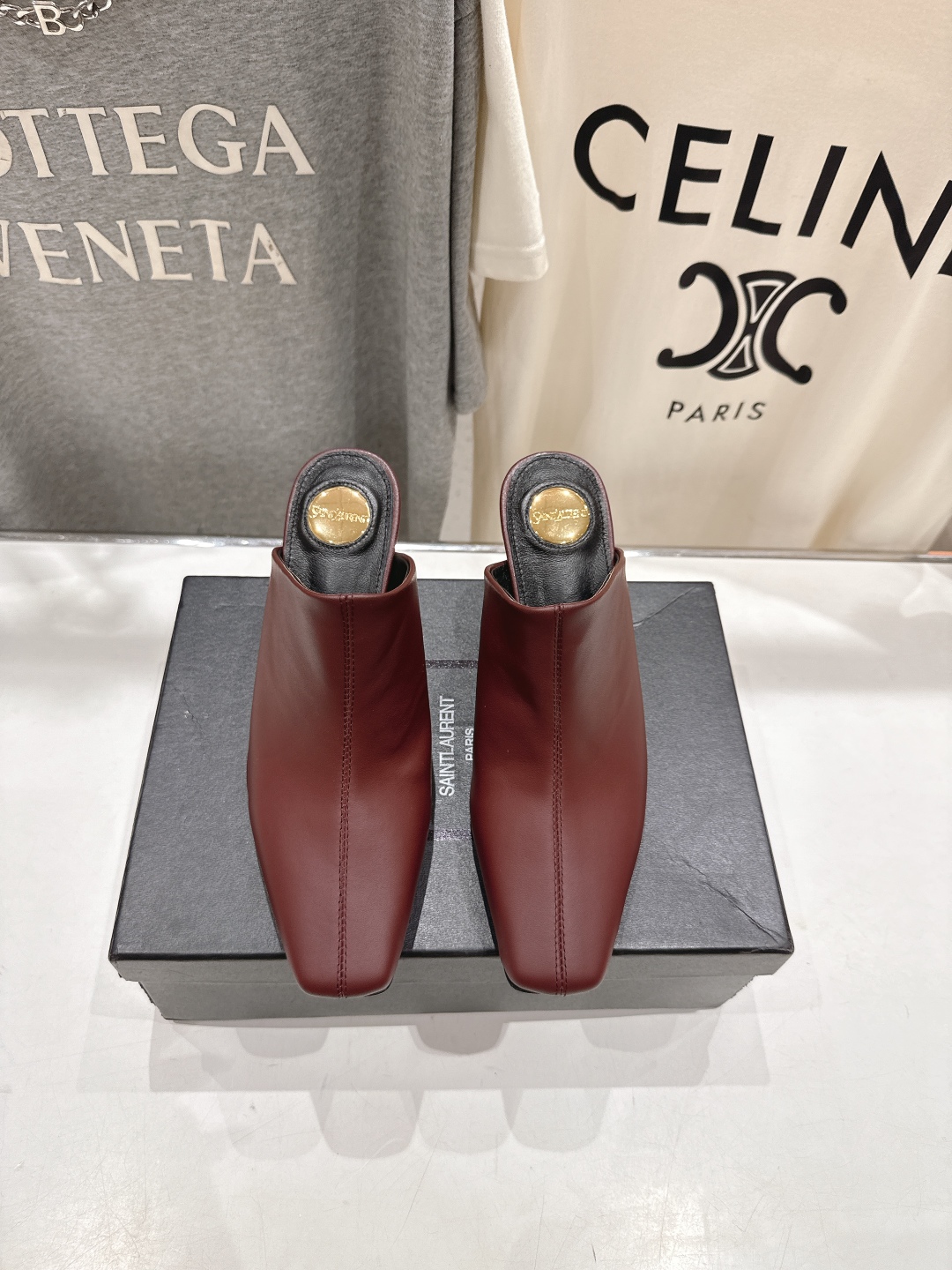 高版本出厂
 SAINT LAURENT～圣罗兰ysl 25ss全新走秀款高跟鞋凉鞋拖鞋·全新鞋型

唯