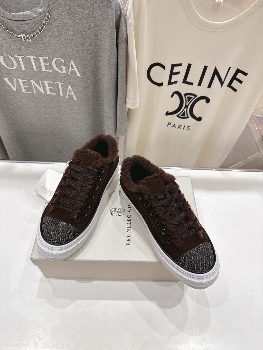 高版本出厂 毛里 Brunello Cucinelli 新款BC系带毛里休闲鞋运动鞋，市场高版本BC是意