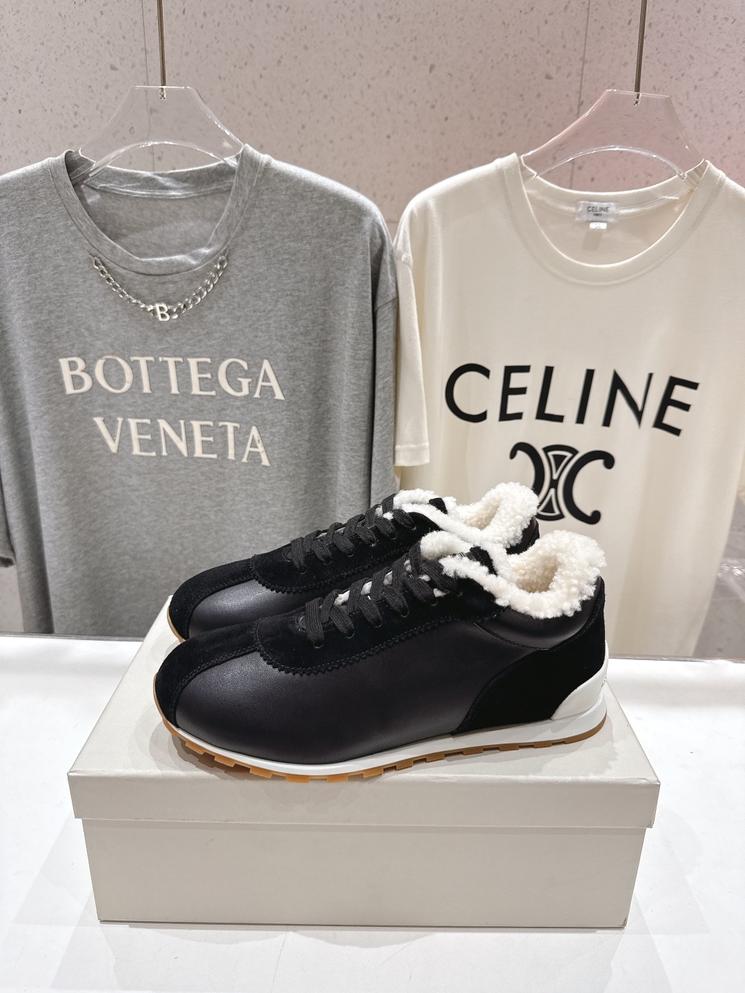 高版本出厂 毛里 Brunello Cucinelli 新款BC秋冬新款羊毛里休闲运动鞋,市场高版本BC