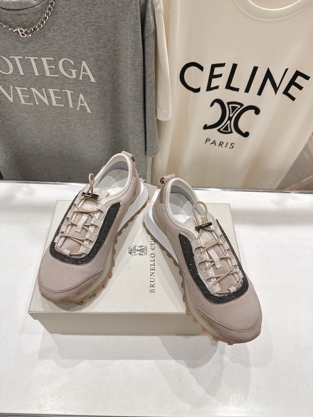 高版本出厂 Brunello Cucinelli 新款BC系带厚底休闲运动鞋,市场高版本BC是意大利知名