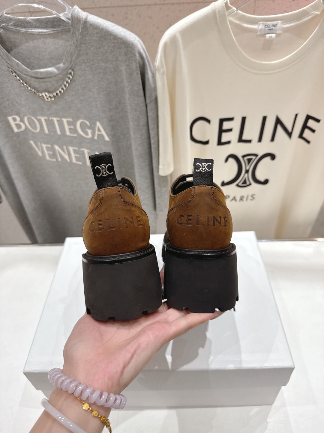 高版本出厂 CELINE*赛琳2025ss新款复古厚底乐福鞋休闲鞋网红爆款来袭！各大网红抢先体验、Cel