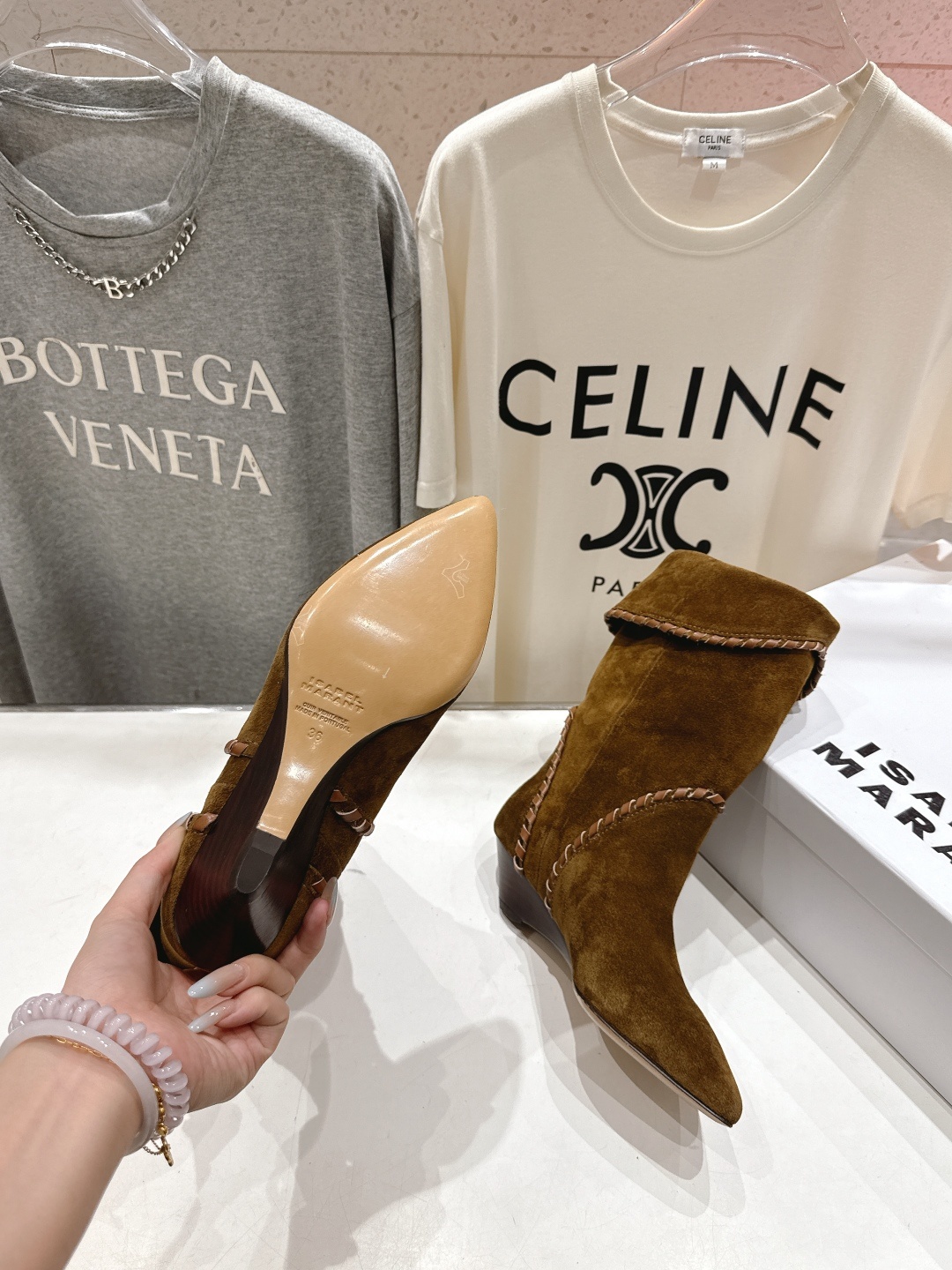 高版本出厂 「Isabel Marant」伊莎贝尔2025ss秋冬经典网红复古风爆款短靴超级有高级感上脚