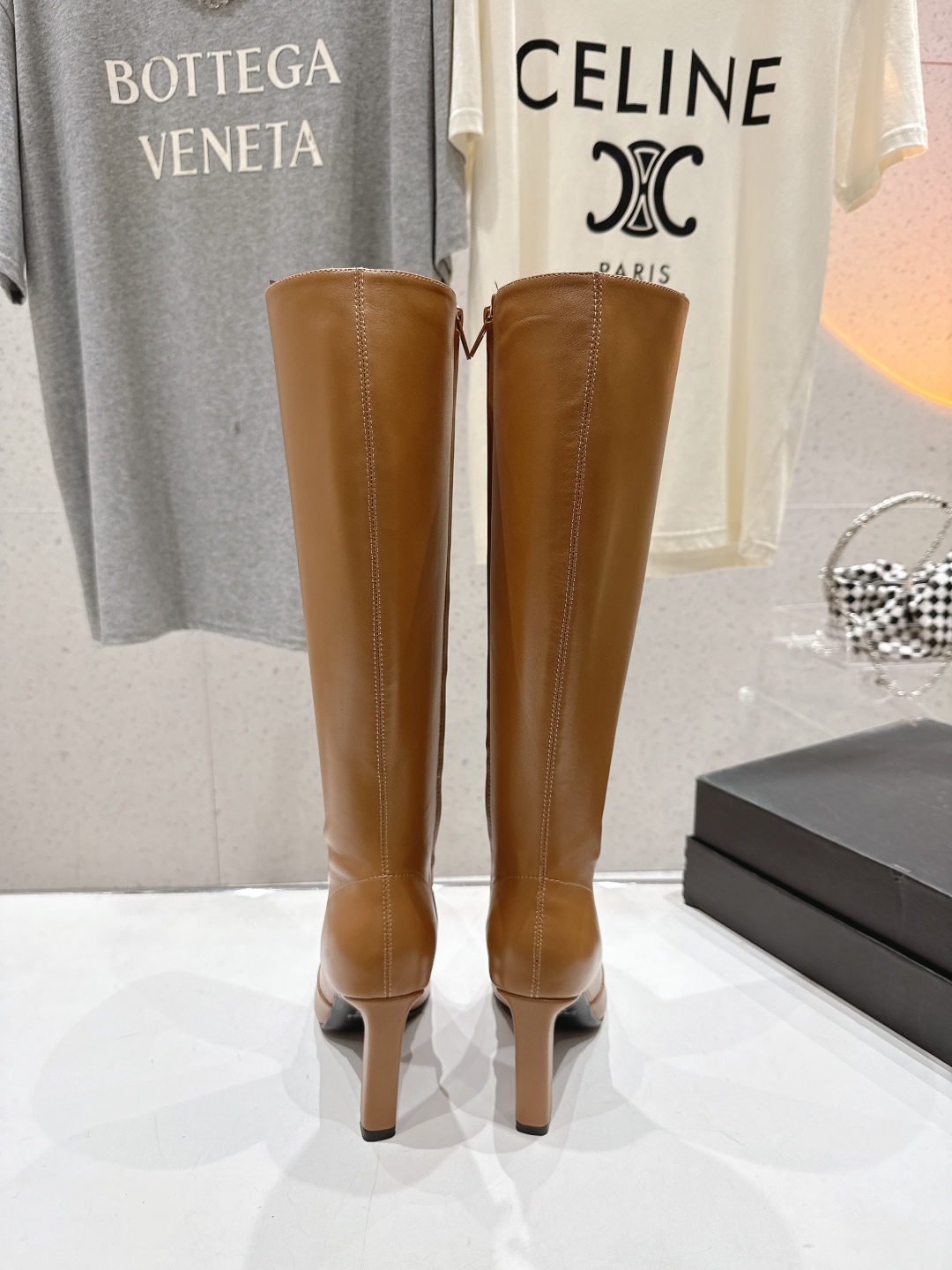高版本出厂 Saint Laurent 圣罗兰YSL 2025ss秋冬新款瘦腿神器高跟长靴实物美到炸💥太