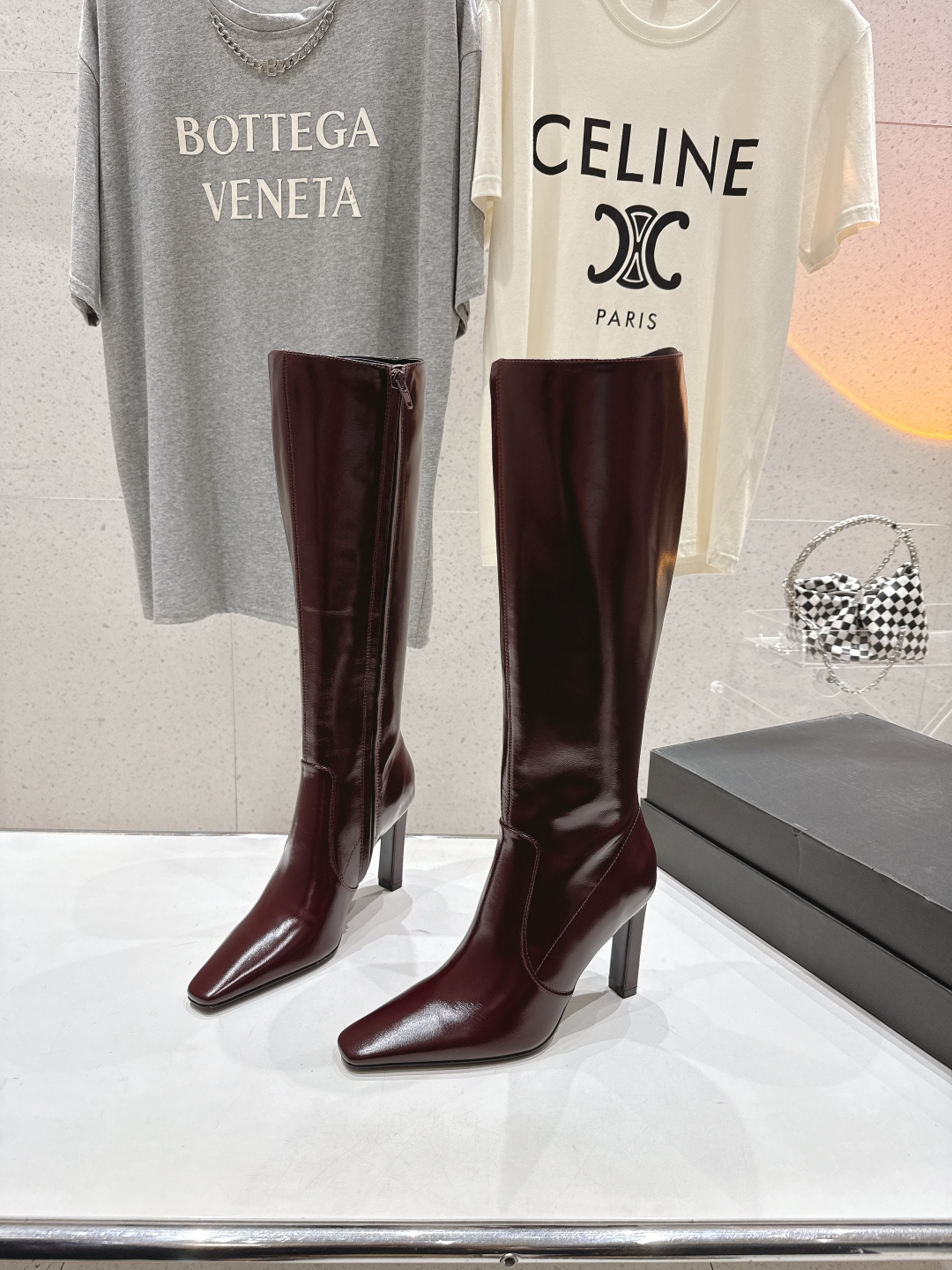 高版本出厂 Saint Laurent 圣罗兰YSL 2025ss秋冬新款瘦腿神器高跟长靴实物美到炸💥太
