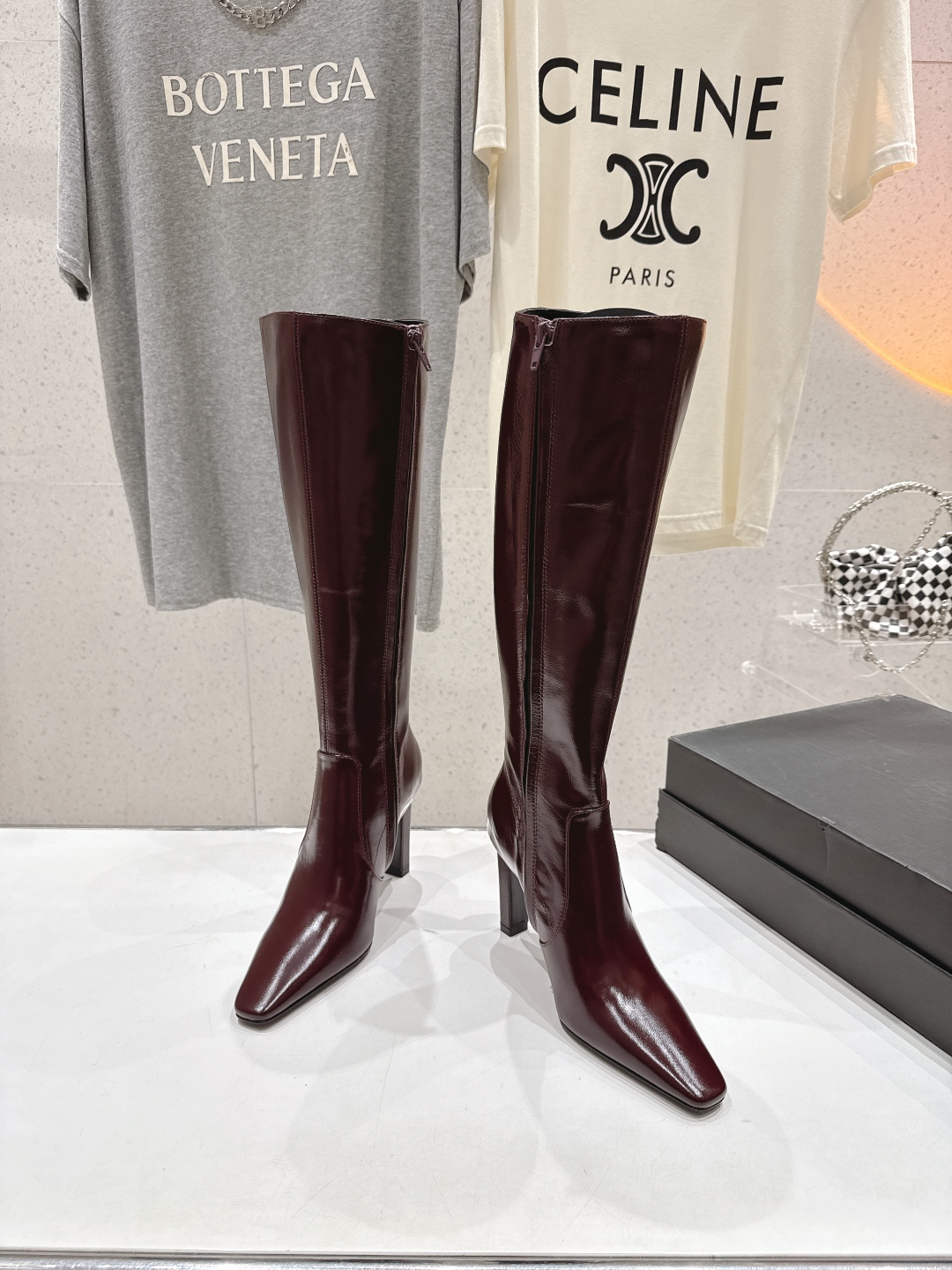 高版本出厂 Saint Laurent 圣罗兰YSL 2025ss秋冬新款瘦腿神器高跟长靴实物美到炸💥太