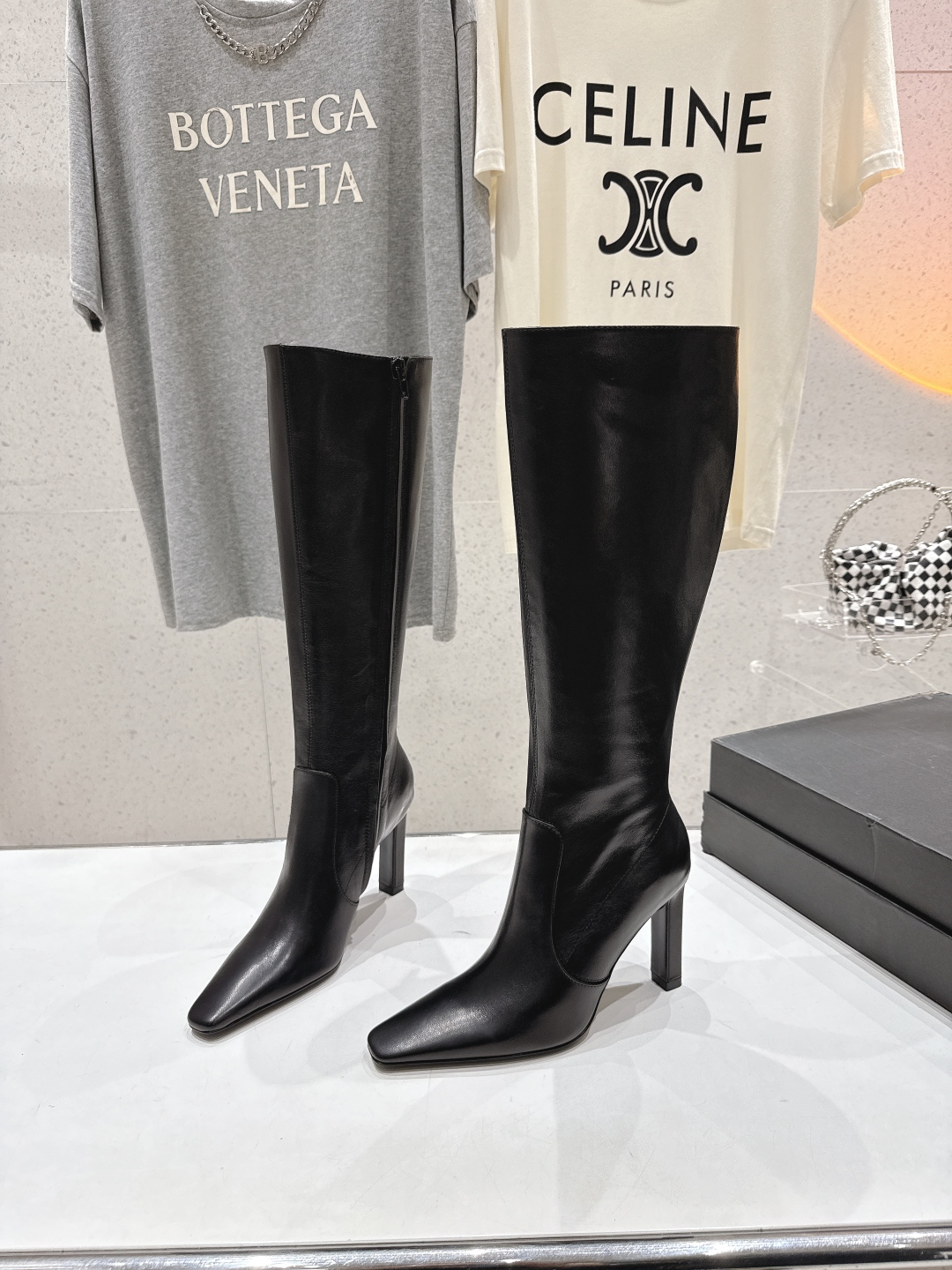 高版本出厂 Saint Laurent 圣罗兰YSL 2025ss秋冬新款瘦腿神器高跟长靴实物美到炸💥太