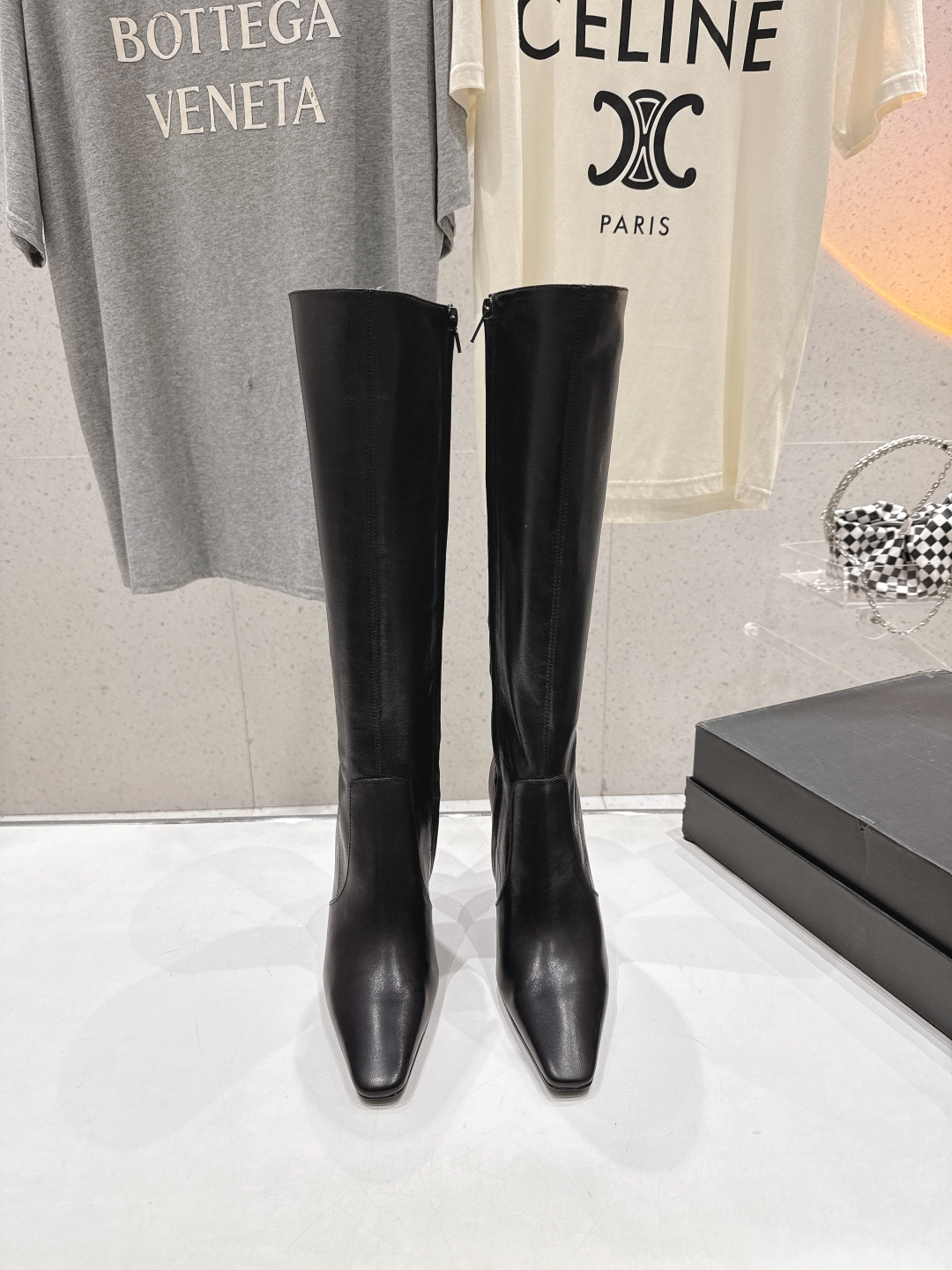 高版本出厂 Saint Laurent 圣罗兰YSL 2025ss秋冬新款瘦腿神器高跟长靴实物美到炸💥太