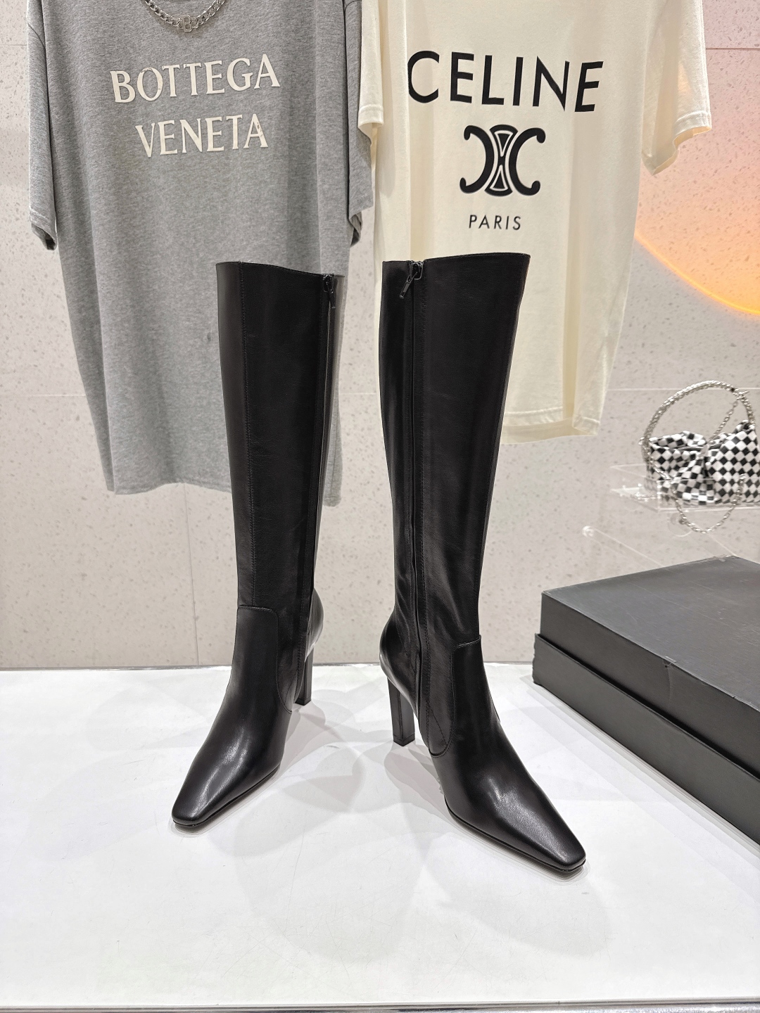 高版本出厂 Saint Laurent 圣罗兰YSL 2025ss秋冬新款瘦腿神器高跟长靴实物美到炸💥太