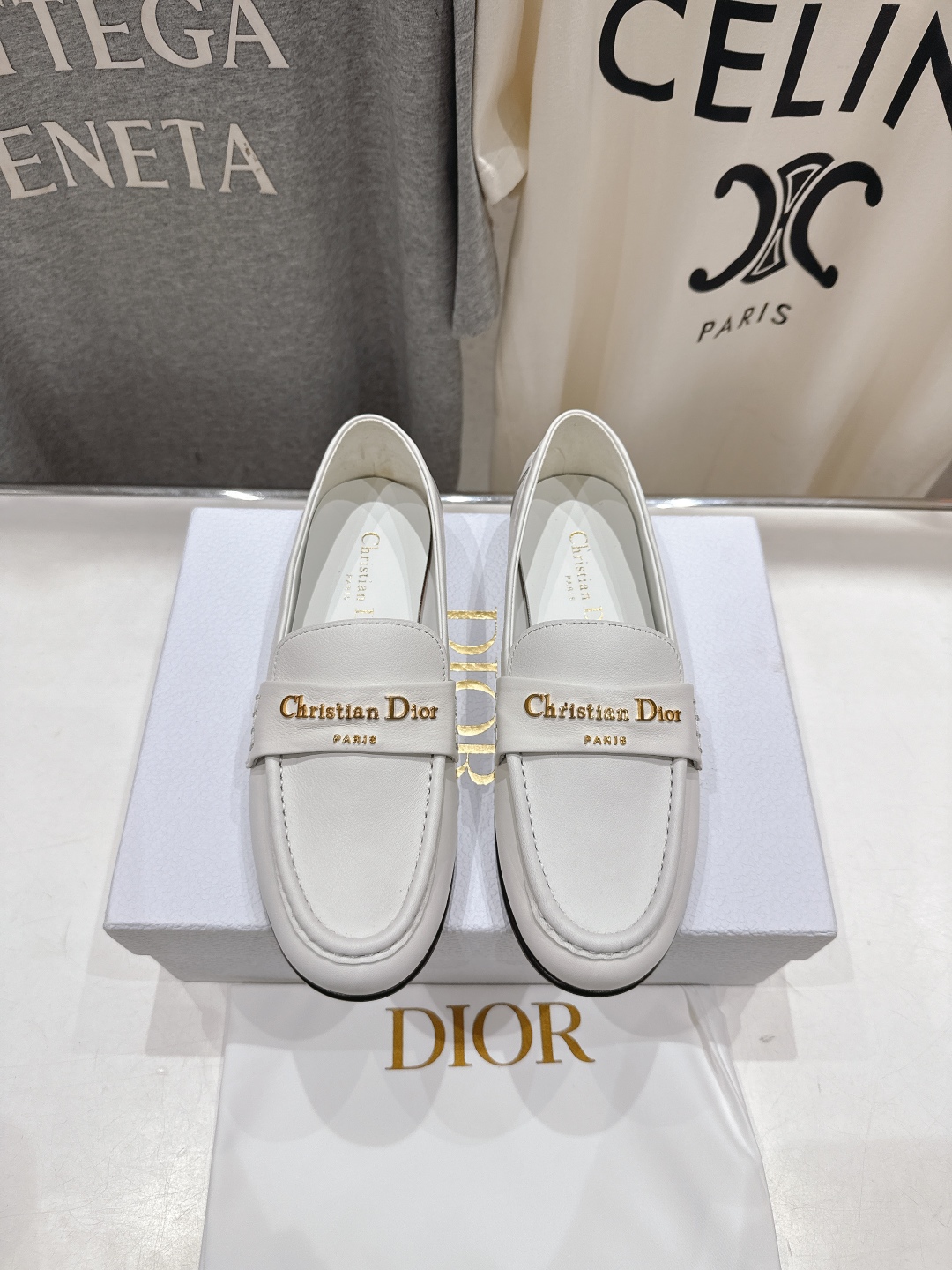 高版本出厂 Dior/迪奥D家F026 25ss早秋新款一脚蹬乐福鞋平底鞋驾车鞋～顶级品质⚠️购入原版，