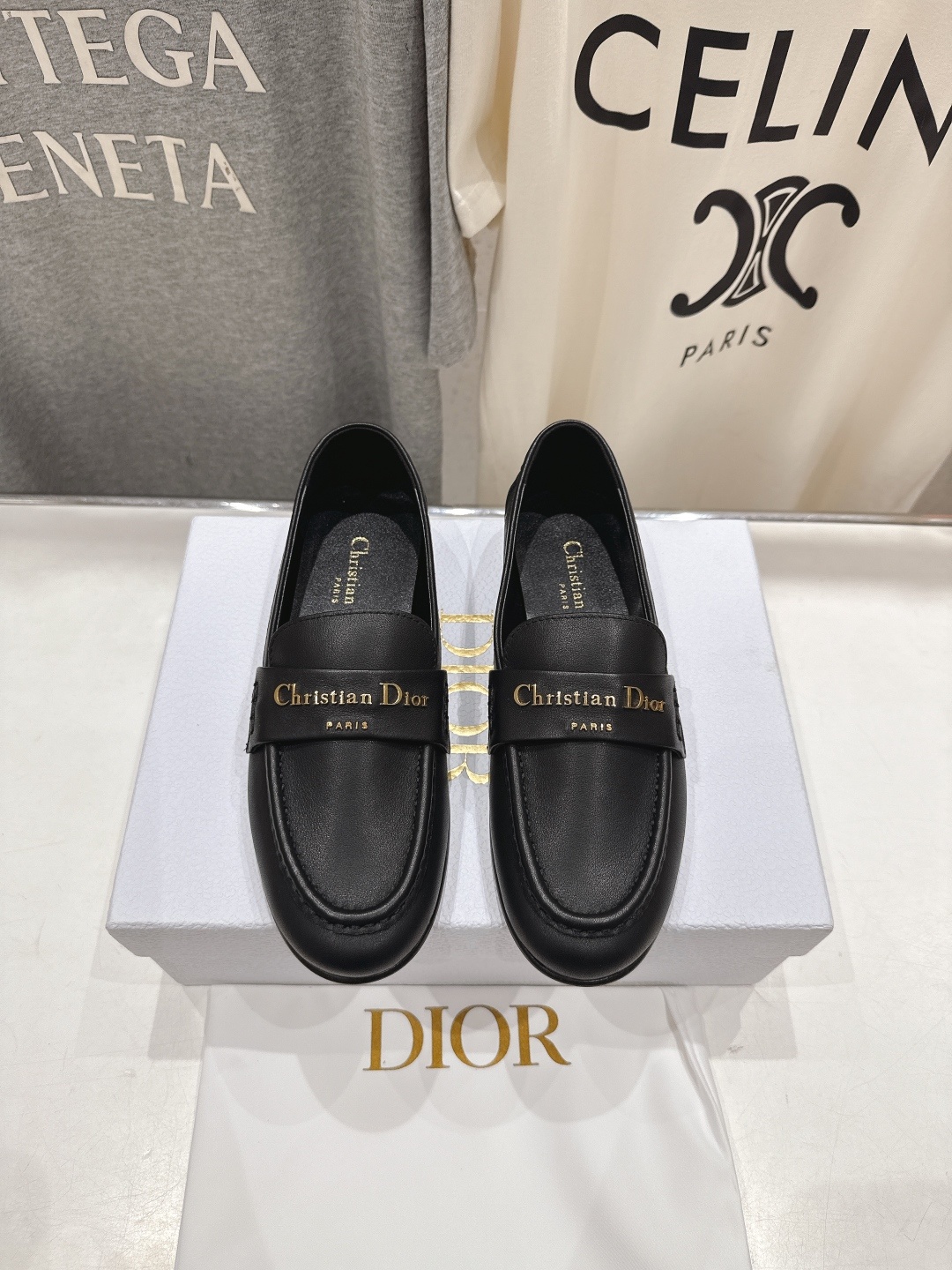 高版本出厂 Dior/迪奥D家F026 25ss早秋新款一脚蹬乐福鞋平底鞋驾车鞋~顶级品质⚠️购入原版,