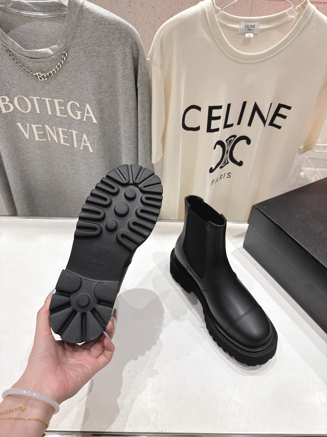 高版本出厂 Chanel/香奈儿… fw25ssF026 小香2025秋冬切尔西短靴，原版拆卸精准拷贝，