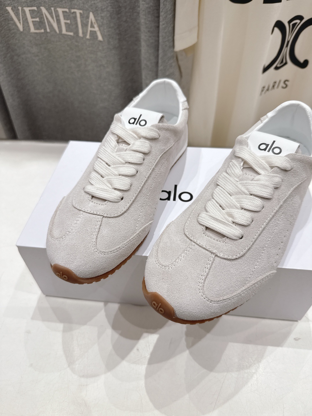 高版本出厂 alo小众潮牌 F029 2025ss新款系带舒适休闲鞋德训鞋平底阿甘鞋上脚超级百搭!而且超