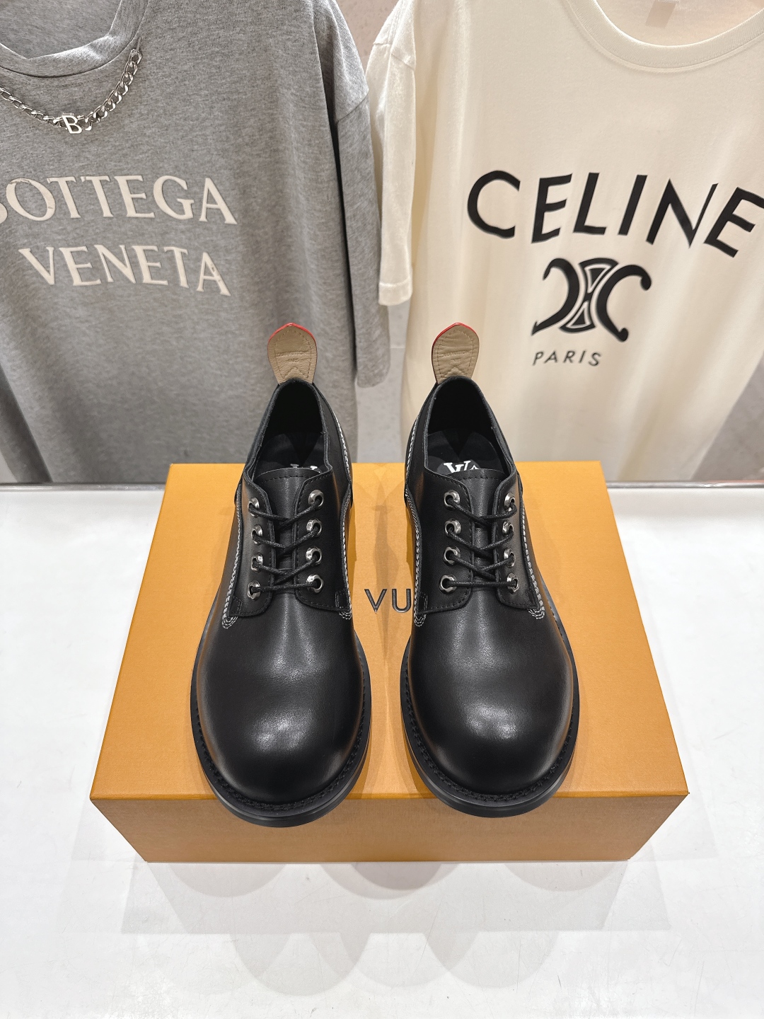 高版本出厂 只有男码 LOUIS VUITTON ss25 LV驴牌新款厚底系带大头鞋男士休闲鞋乐福鞋本