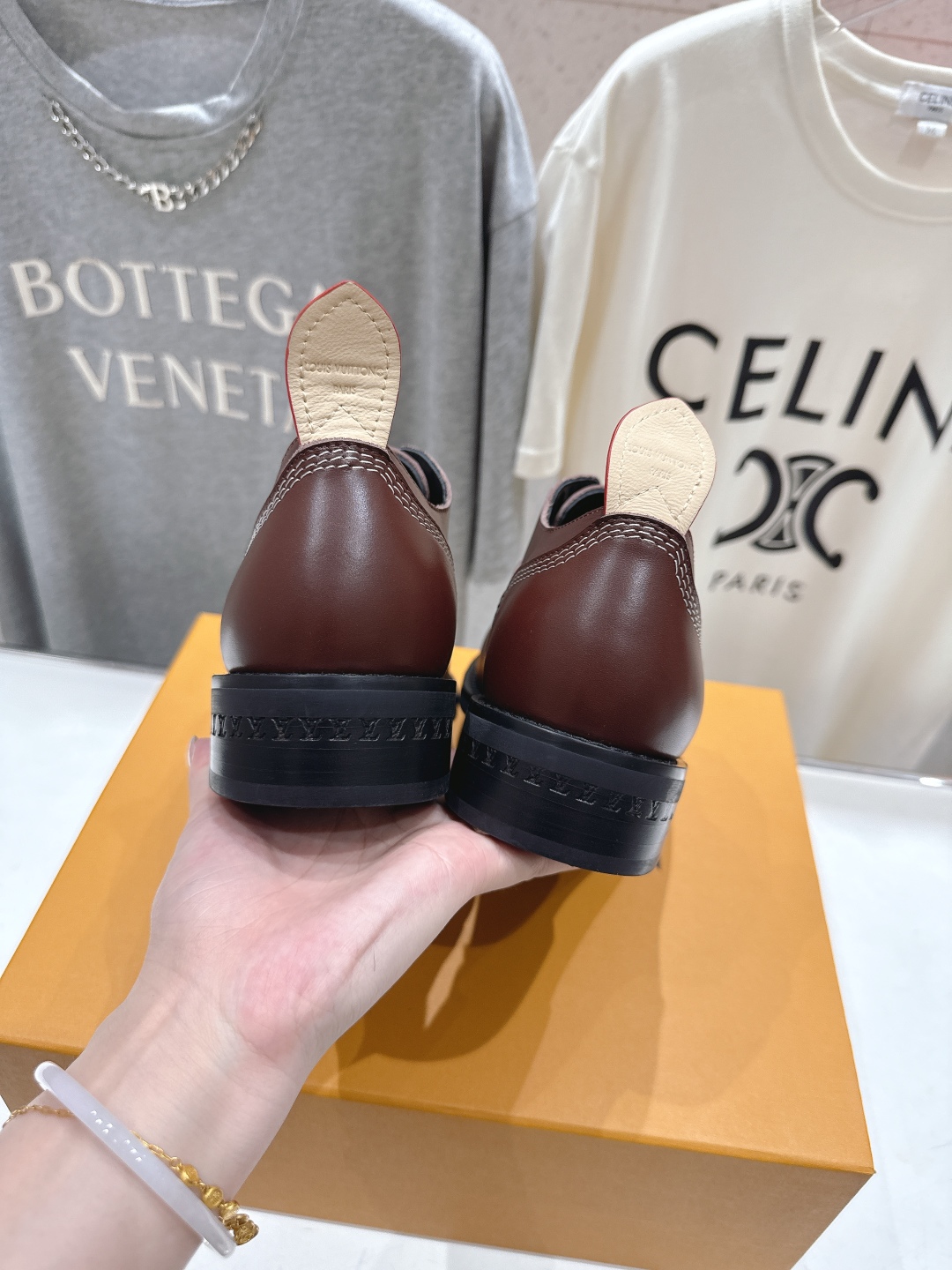 高版本出厂 只有男码 LOUIS VUITTON ss25 LV驴牌新款厚底系带大头鞋男士休闲鞋乐福鞋本