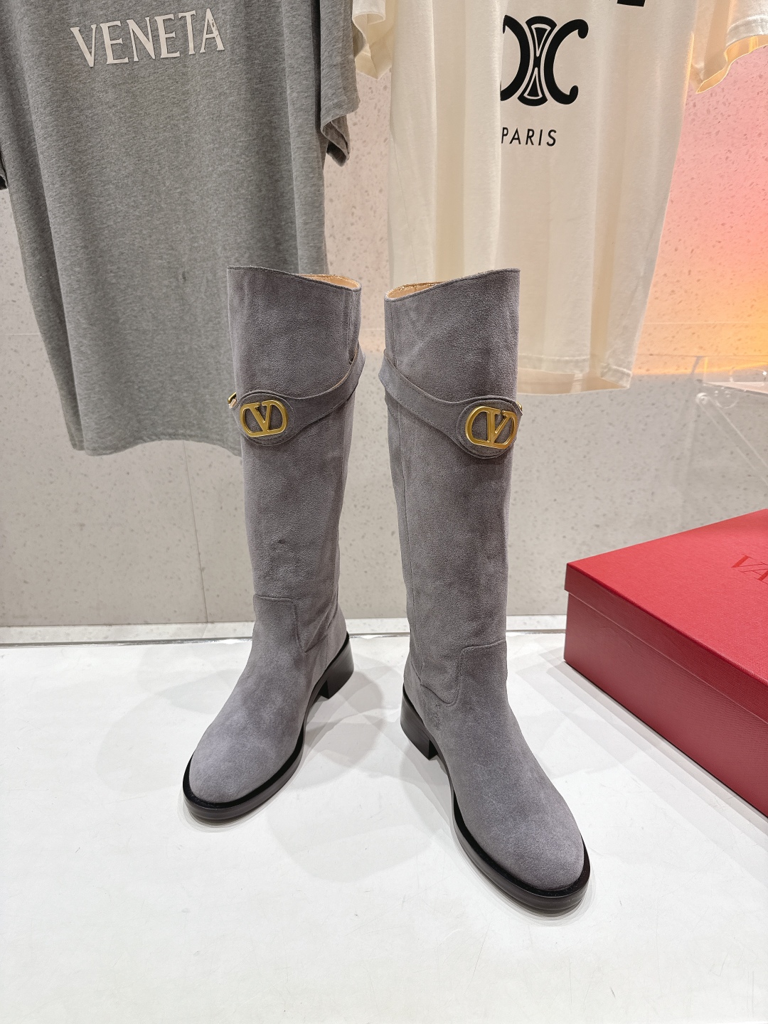 高版本出厂 ～New～顶级制作·Valentino·华伦天奴〰️2025ss秋冬系列新款长靴骑士靴创新与