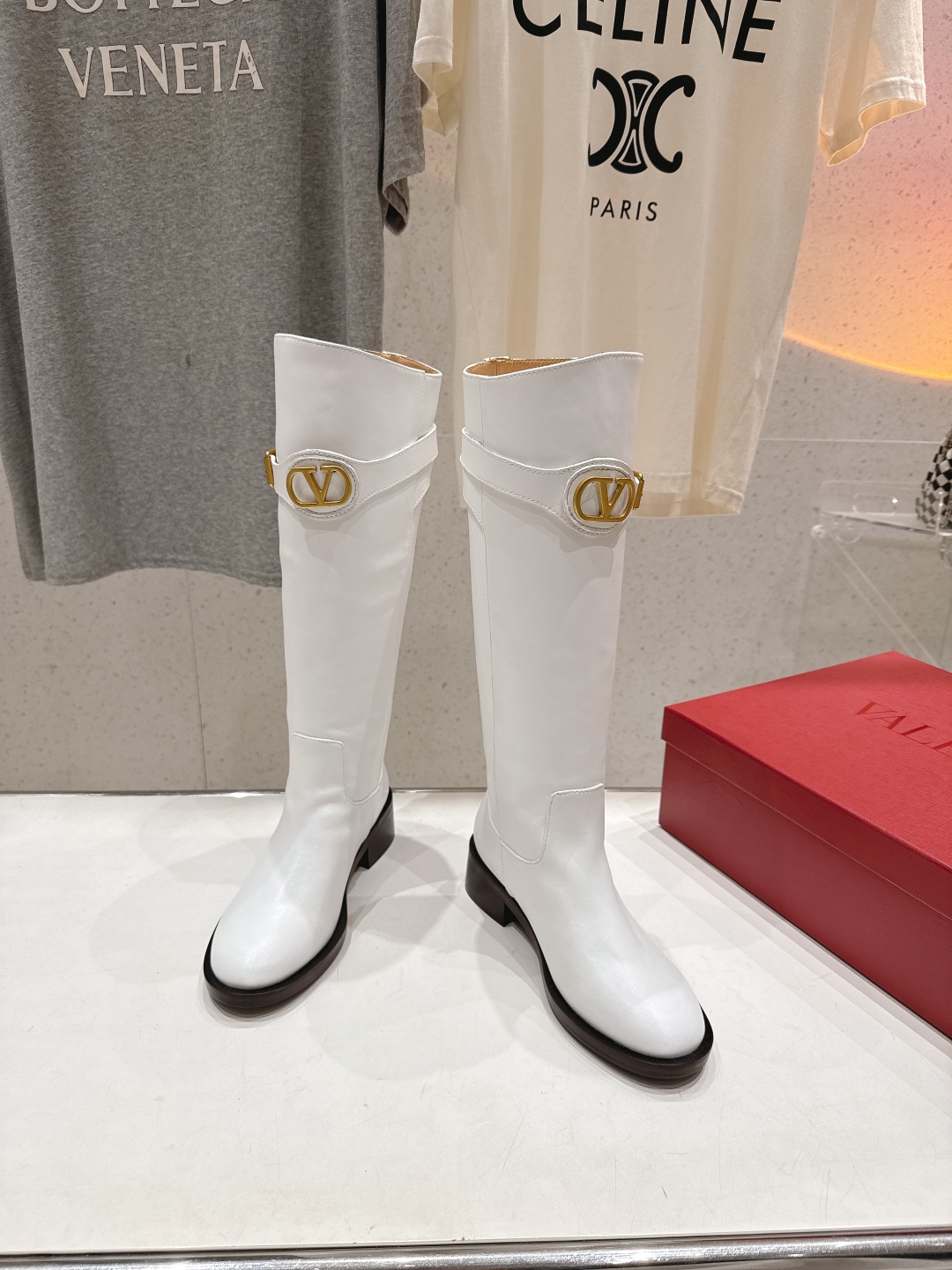 高版本出厂 ～New～顶级制作·Valentino·华伦天奴〰️2025ss秋冬系列新款长靴骑士靴创新与