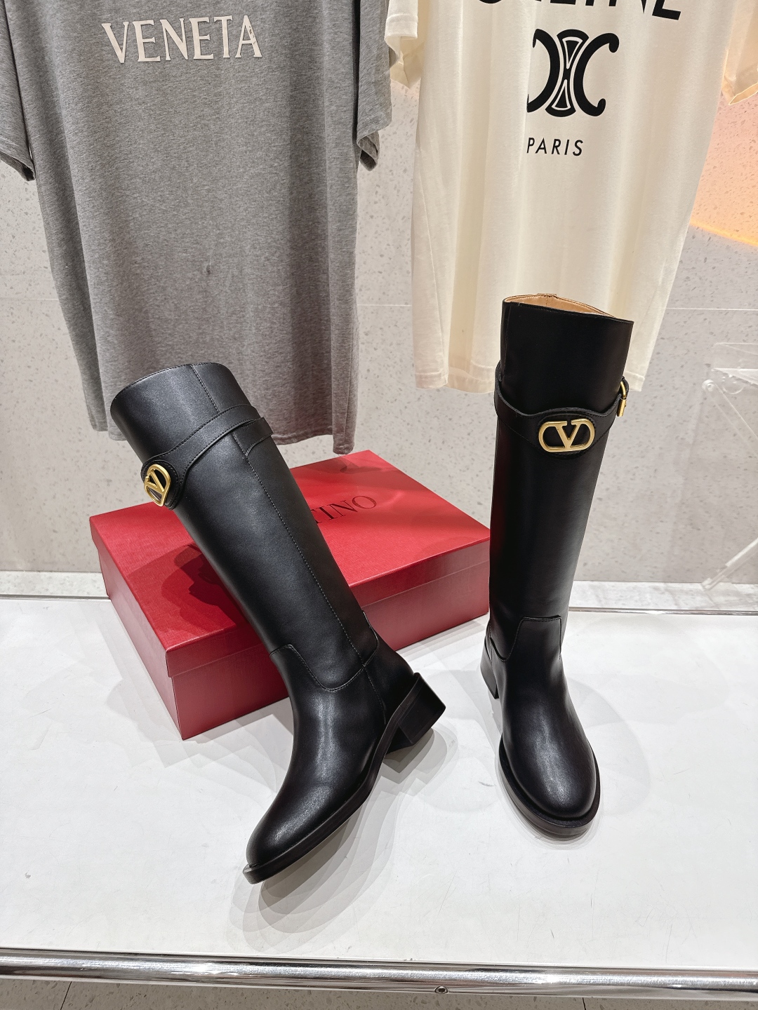 高版本出厂 ～New～顶级制作·Valentino·华伦天奴〰️2025ss秋冬系列新款长靴骑士靴创新与