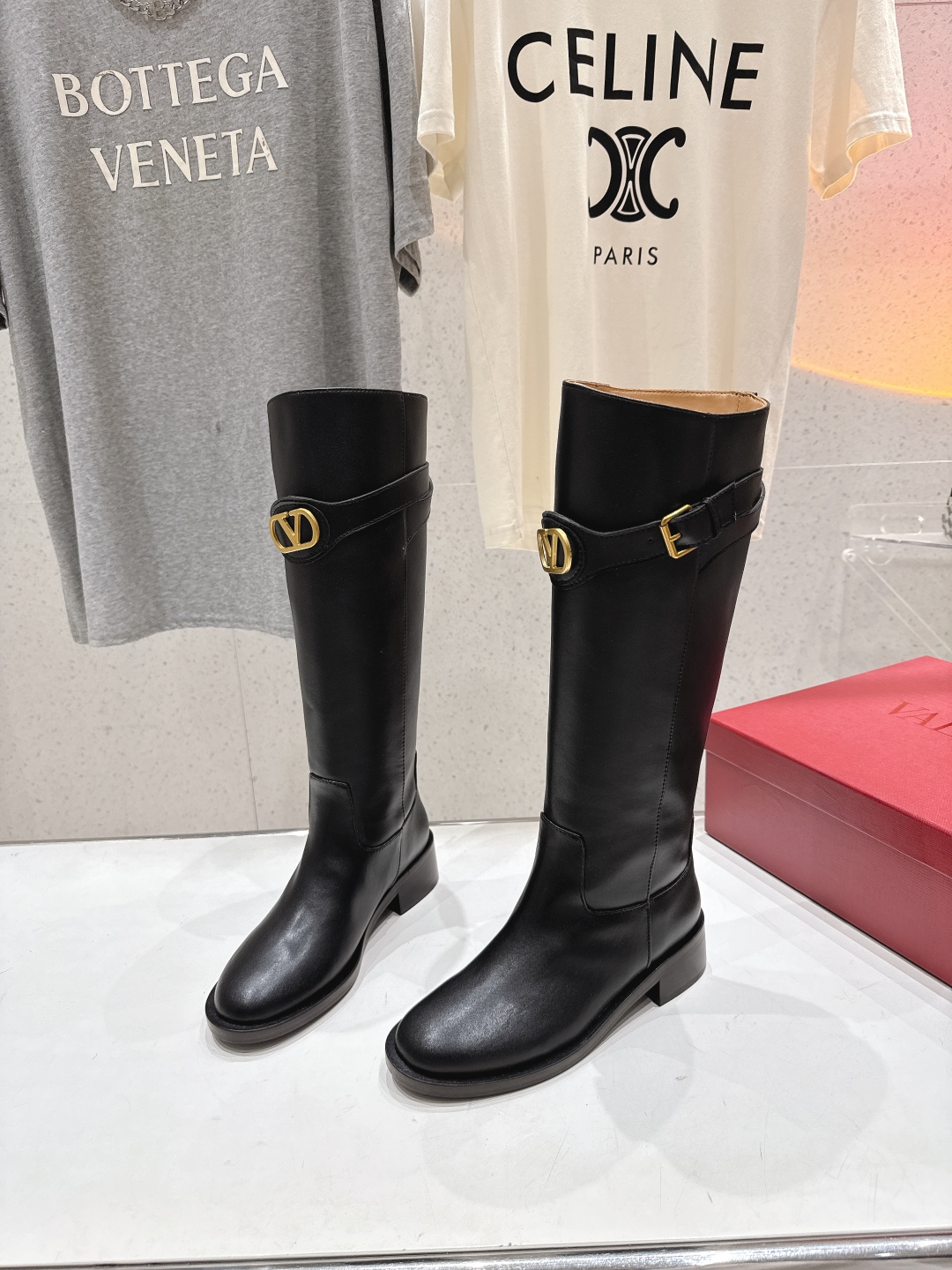 高版本出厂 ～New～顶级制作·Valentino·华伦天奴〰️2025ss秋冬系列新款长靴骑士靴创新与