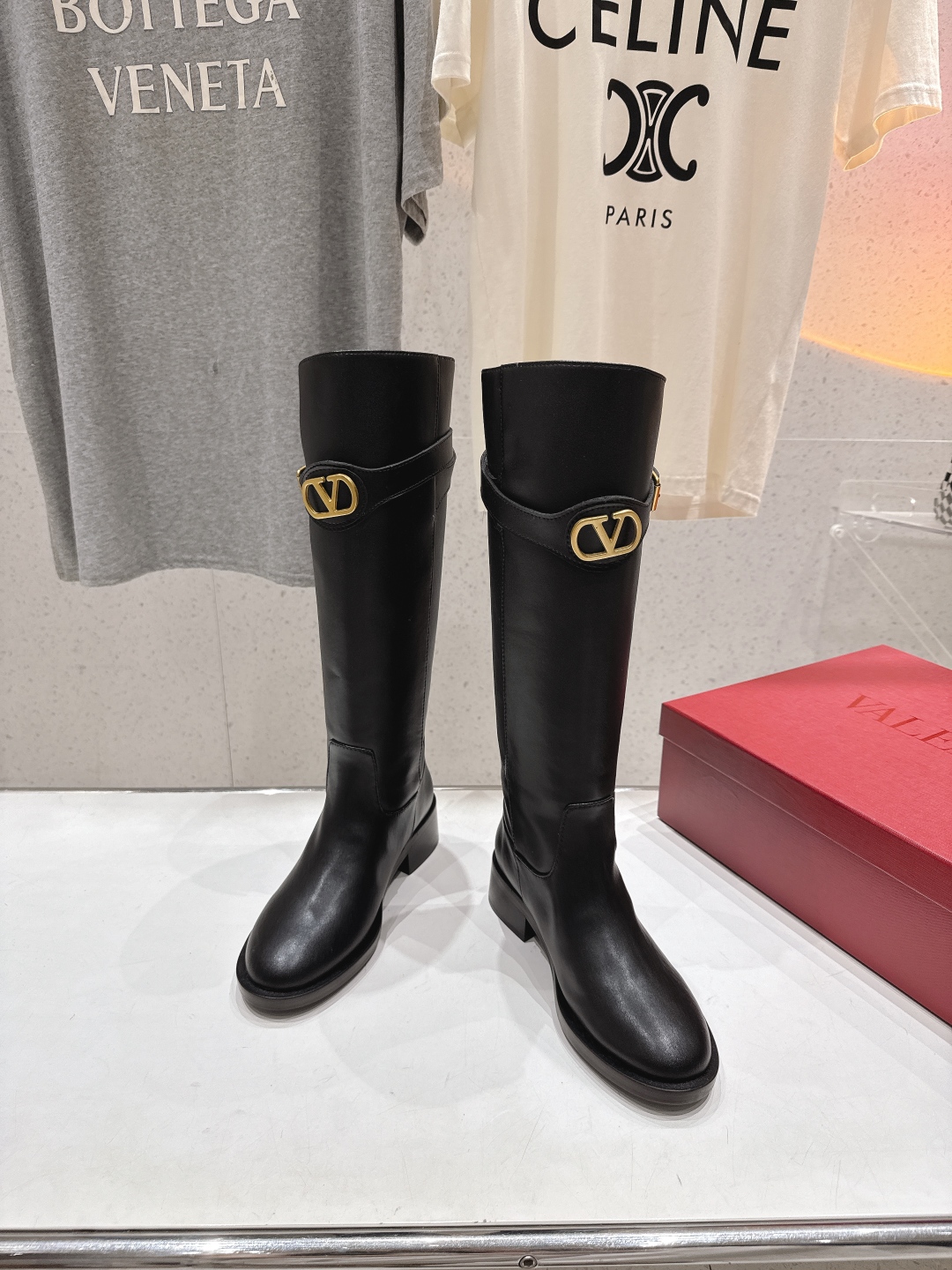 高版本出厂 ～New～顶级制作·Valentino·华伦天奴〰️2025ss秋冬系列新款长靴骑士靴创新与
