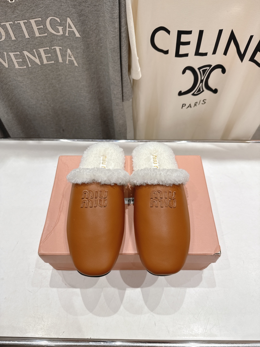 高版本出厂 MiuMiu/缪缪 F027 2025ss秋冬新款勃肯半包毛毛拖鞋毛毛鞋缪缪又让我重新爱了它