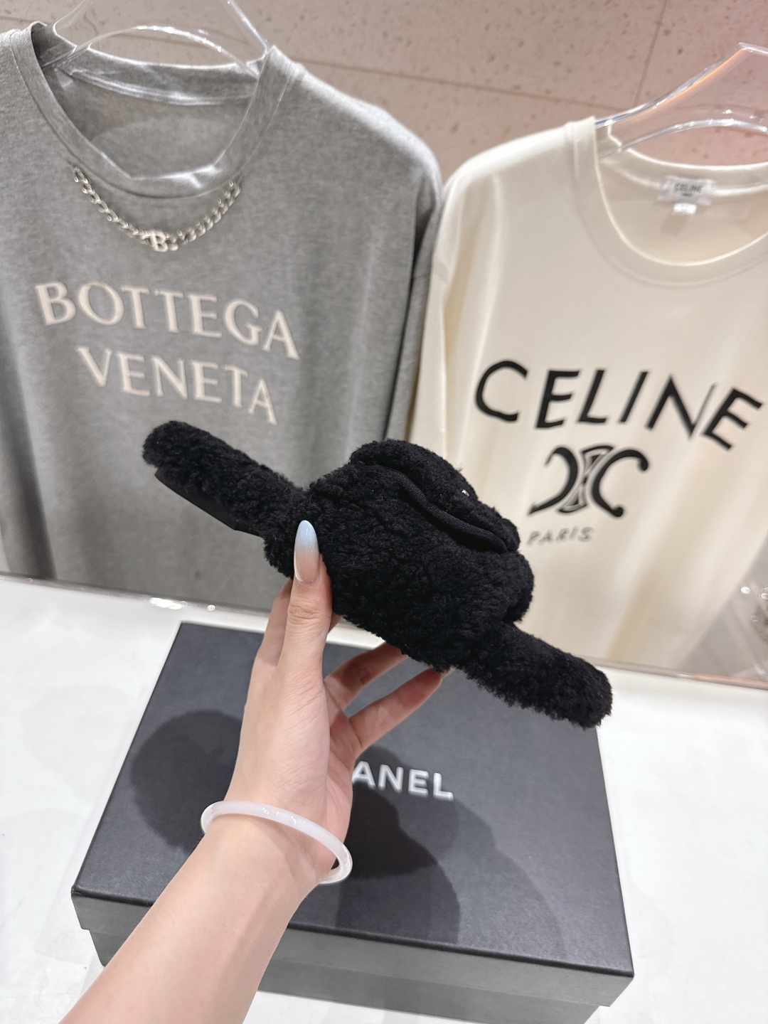 高版本出厂 官网同步.新品毛拖/顶级版本CHANEL*小香2025ss独家爆款系列毛毛拖鞋！秋冬宝藏时髦