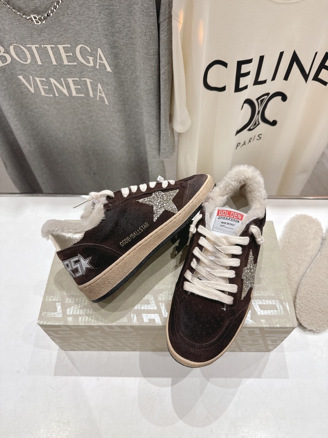 顶级版本 毛里 GGDB~~Golden Goose Deluxe Brand秋冬新款羊毛里小脏鞋休闲鞋