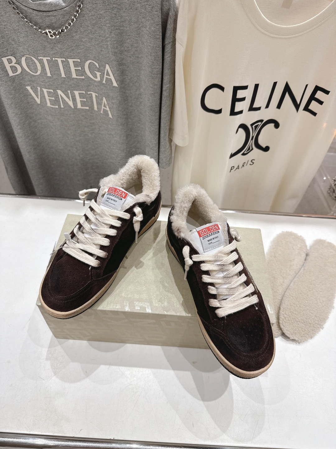 顶级版本 毛里 GGDB~~Golden Goose Deluxe Brand秋冬新款羊毛里小脏鞋休闲鞋