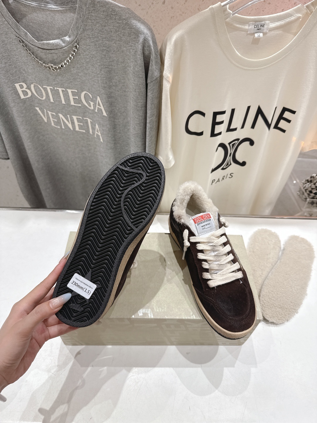 顶级版本 毛里 GGDB~~Golden Goose Deluxe Brand秋冬新款羊毛里小脏鞋休闲鞋