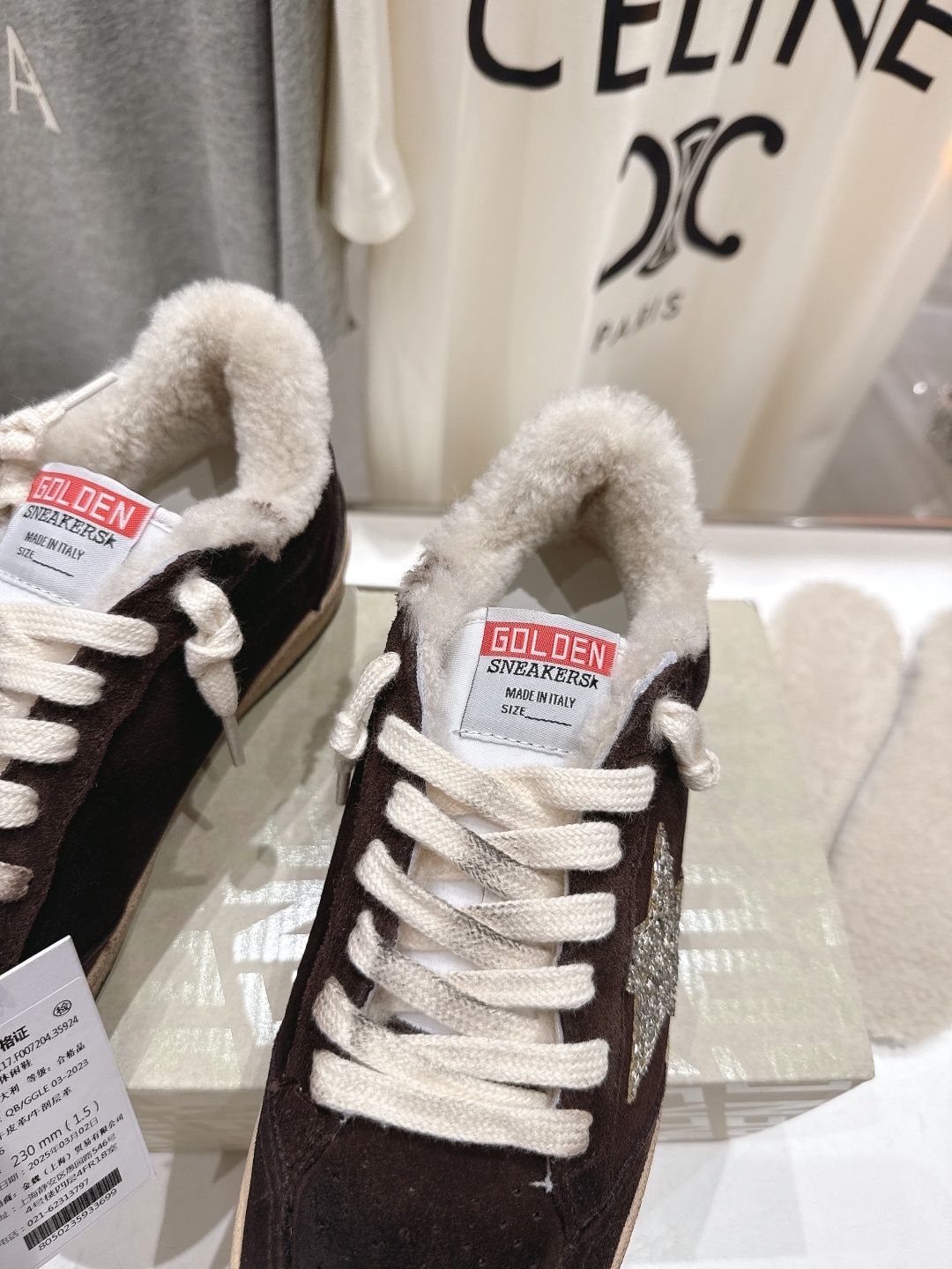顶级版本 毛里 GGDB~~Golden Goose Deluxe Brand秋冬新款羊毛里小脏鞋休闲鞋