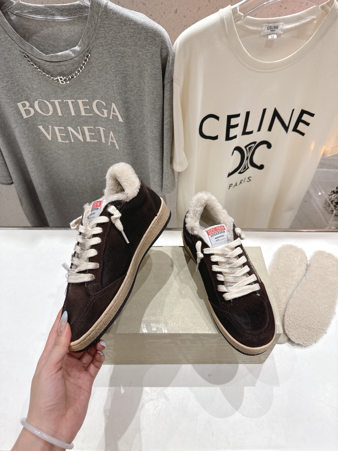 顶级版本 毛里 GGDB~~Golden Goose Deluxe Brand秋冬新款羊毛里小脏鞋休闲鞋