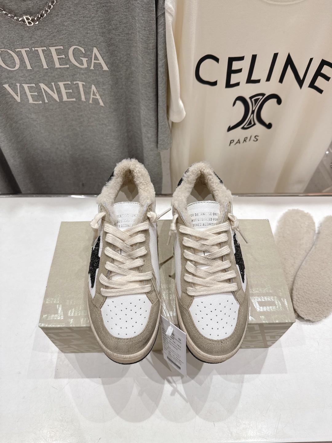 顶级版本 毛里 GGDB~~Golden Goose Deluxe Brand秋冬新款羊毛里小脏鞋休闲鞋