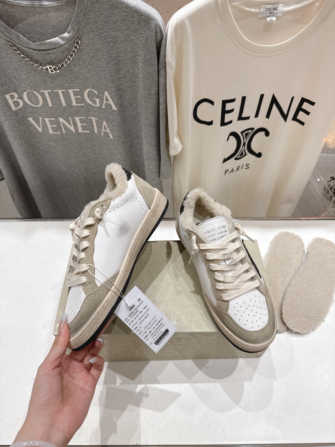 顶级版本 毛里 GGDB~~Golden Goose Deluxe Brand秋冬新款羊毛里小脏鞋休闲鞋