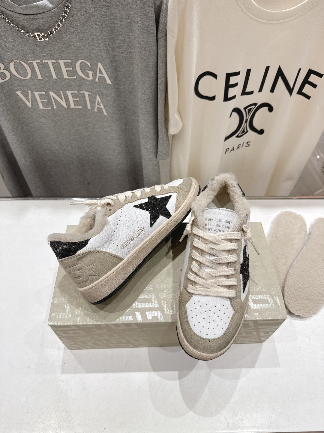 顶级版本 毛里 GGDB~~Golden Goose Deluxe Brand秋冬新款羊毛里小脏鞋休闲鞋