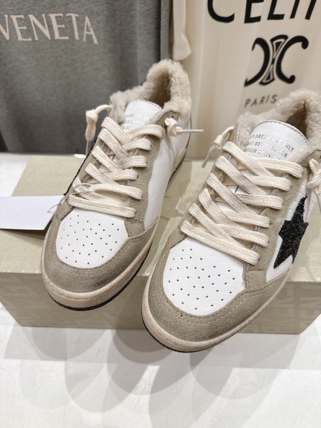 顶级版本 毛里 GGDB~~Golden Goose Deluxe Brand秋冬新款羊毛里小脏鞋休闲鞋