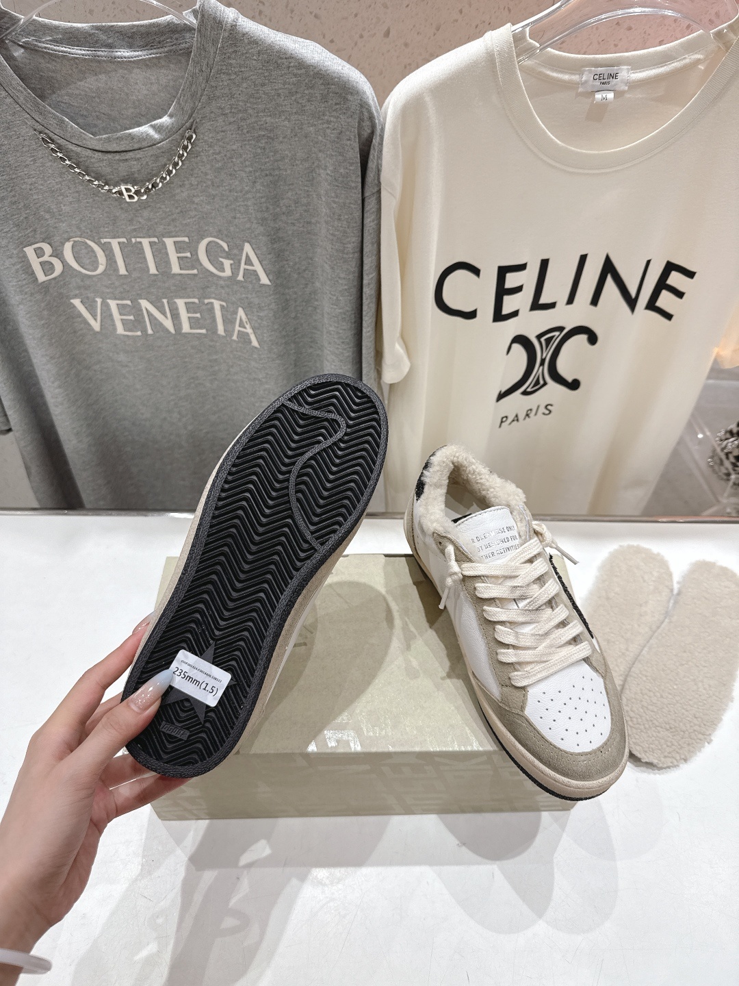 顶级版本 毛里 GGDB~~Golden Goose Deluxe Brand秋冬新款羊毛里小脏鞋休闲鞋