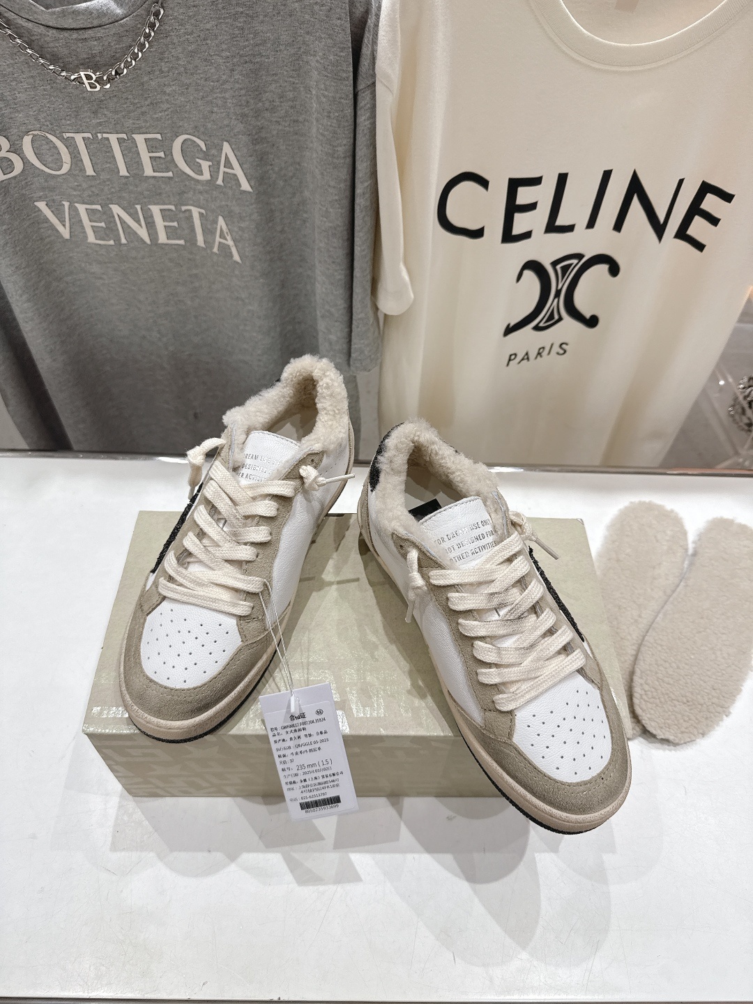 顶级版本 毛里 GGDB~~Golden Goose Deluxe Brand秋冬新款羊毛里小脏鞋休闲鞋