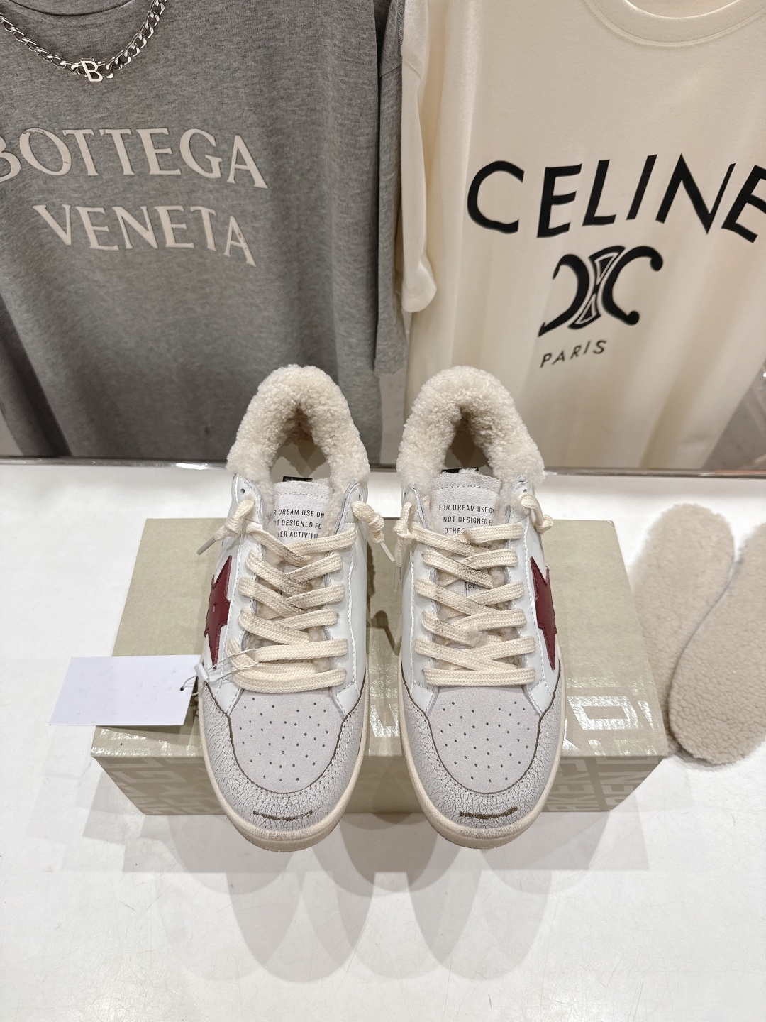 顶级版本 毛里 GGDB~~Golden Goose Deluxe Brand秋冬新款羊毛里小脏鞋休闲鞋