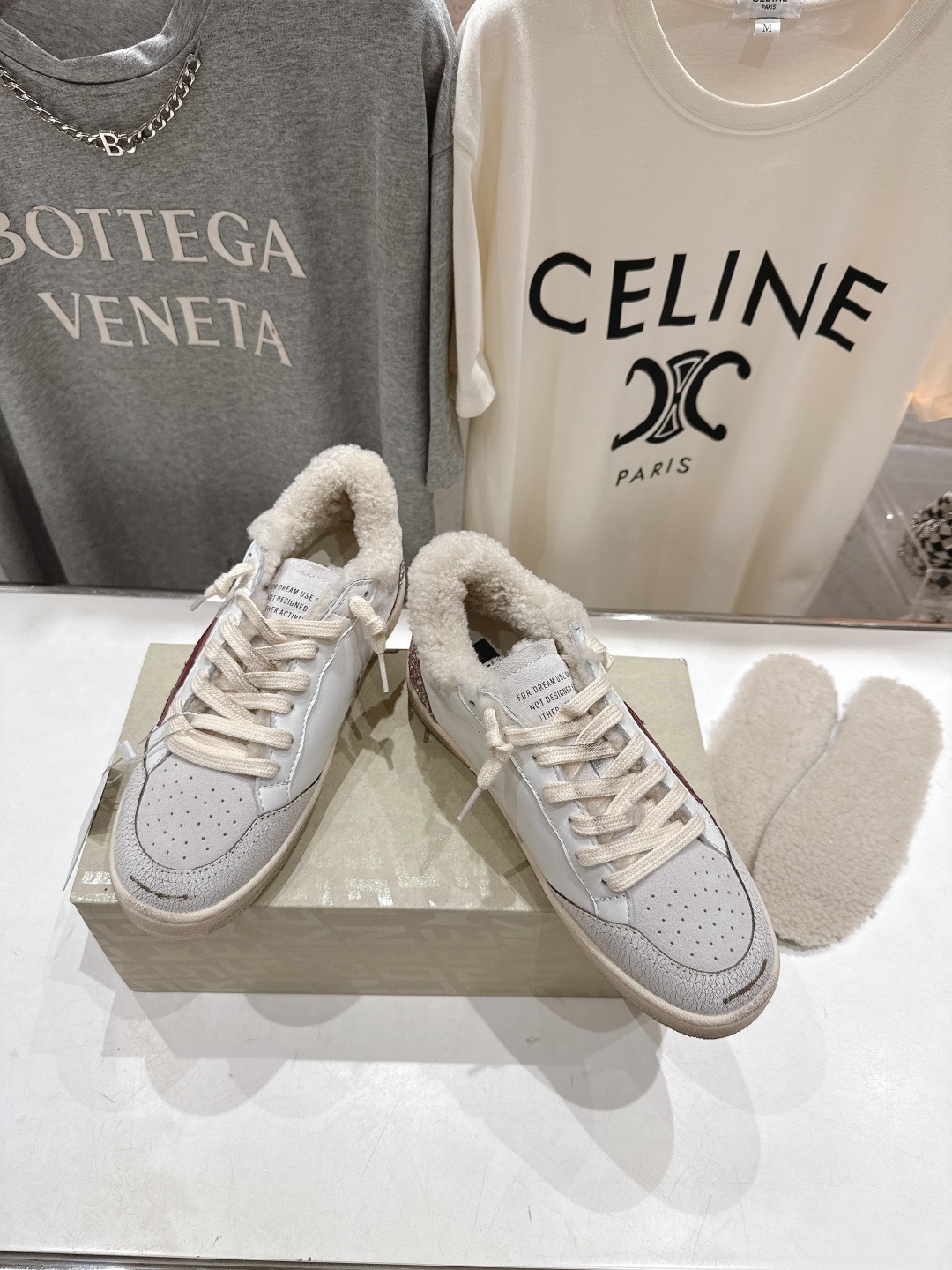 顶级版本 毛里 GGDB~~Golden Goose Deluxe Brand秋冬新款羊毛里小脏鞋休闲鞋