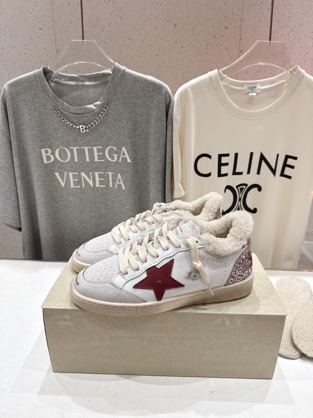 顶级版本 毛里 GGDB~~Golden Goose Deluxe Brand秋冬新款羊毛里小脏鞋休闲鞋