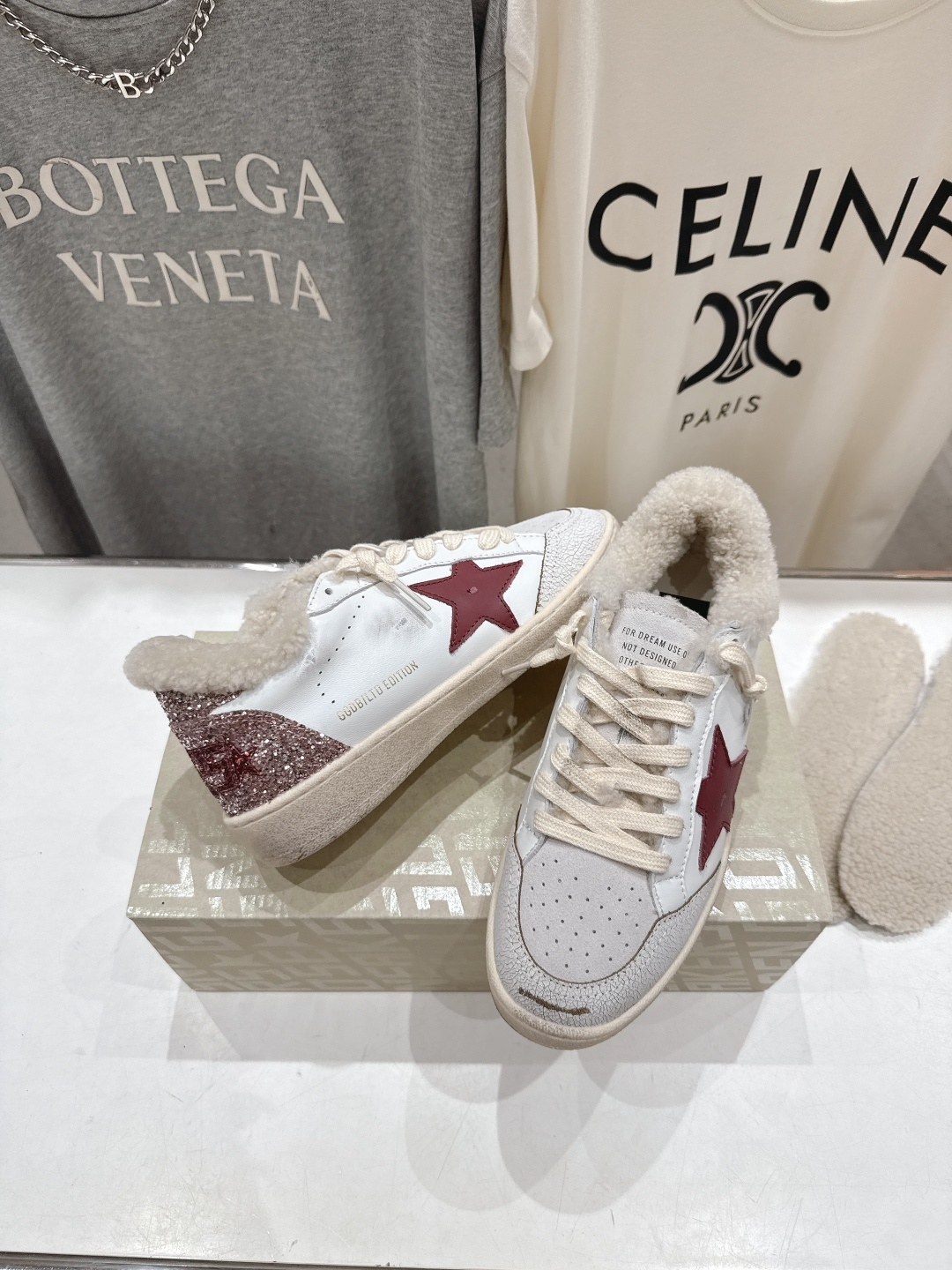 顶级版本 毛里 GGDB~~Golden Goose Deluxe Brand秋冬新款羊毛里小脏鞋休闲鞋