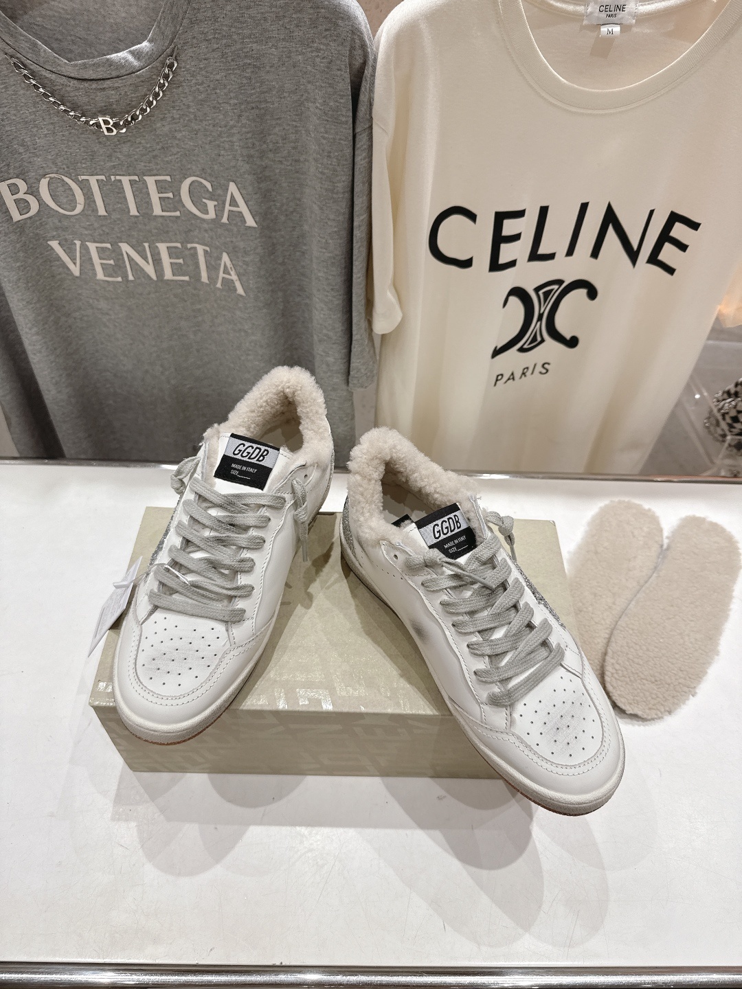 顶级版本 毛里 GGDB~~Golden Goose Deluxe Brand秋冬新款羊毛里小脏鞋休闲鞋