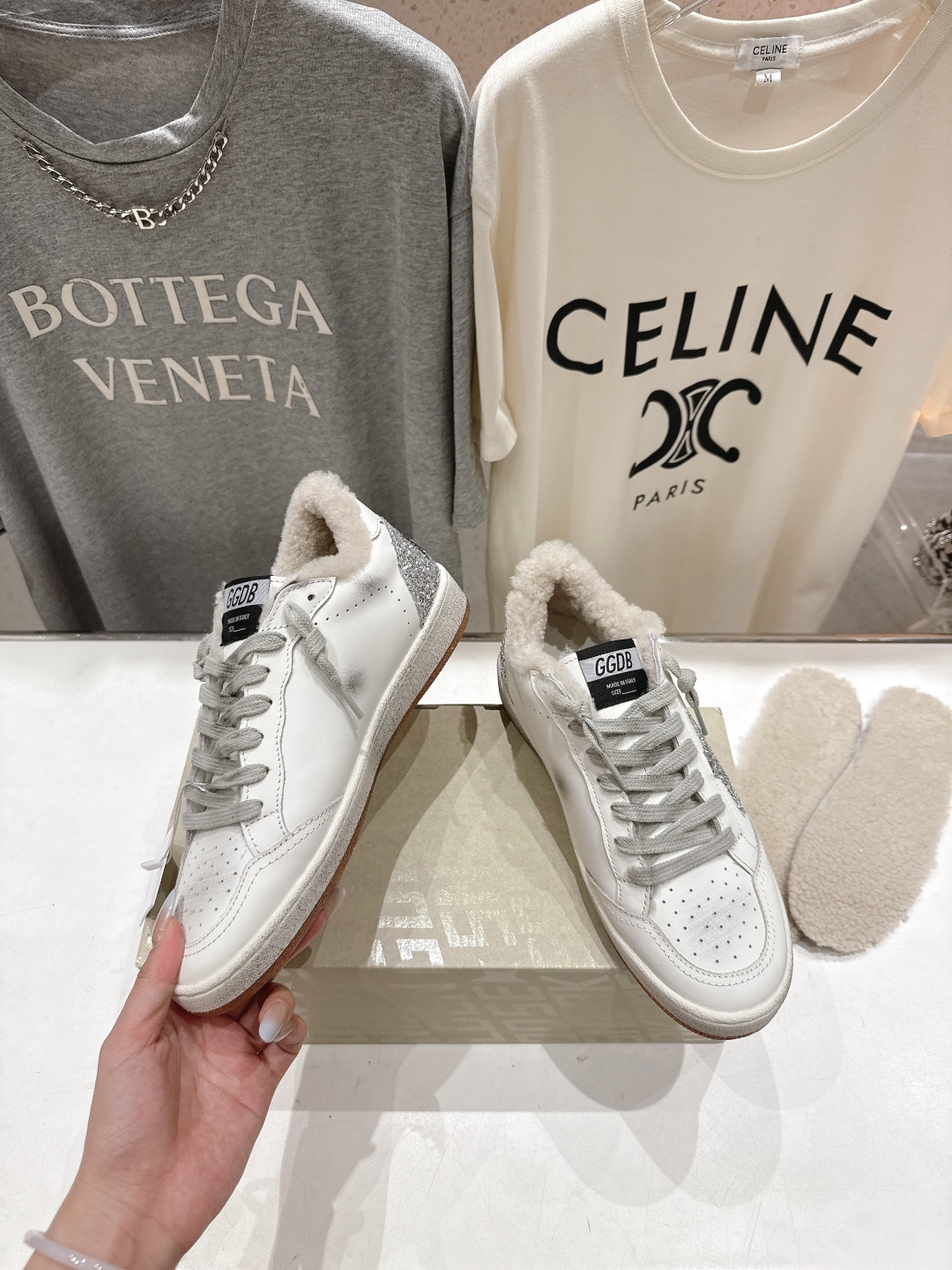 顶级版本 毛里 GGDB~~Golden Goose Deluxe Brand秋冬新款羊毛里小脏鞋休闲鞋