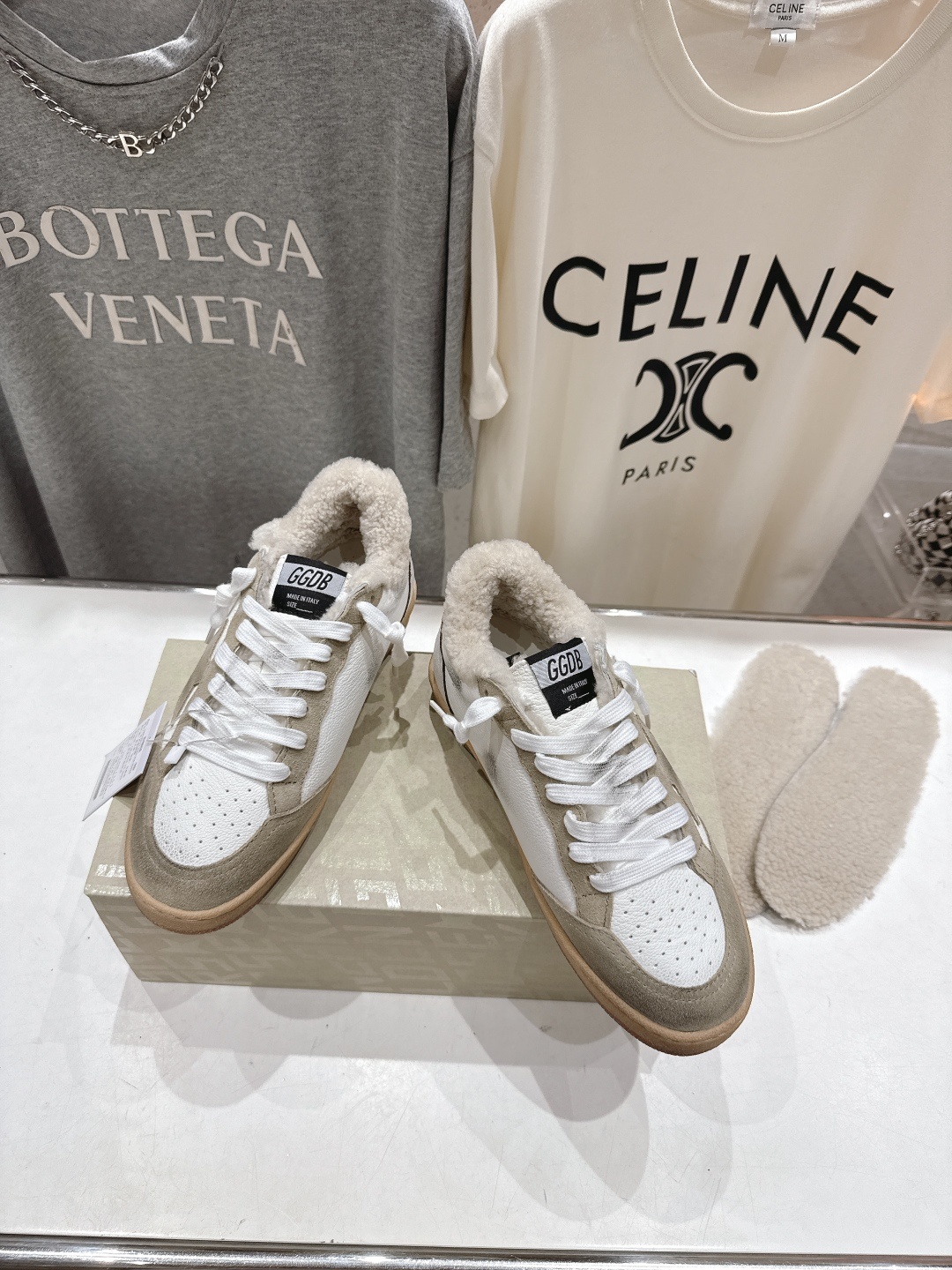 顶级版本 毛里 GGDB~~Golden Goose Deluxe Brand秋冬新款羊毛里小脏鞋休闲鞋