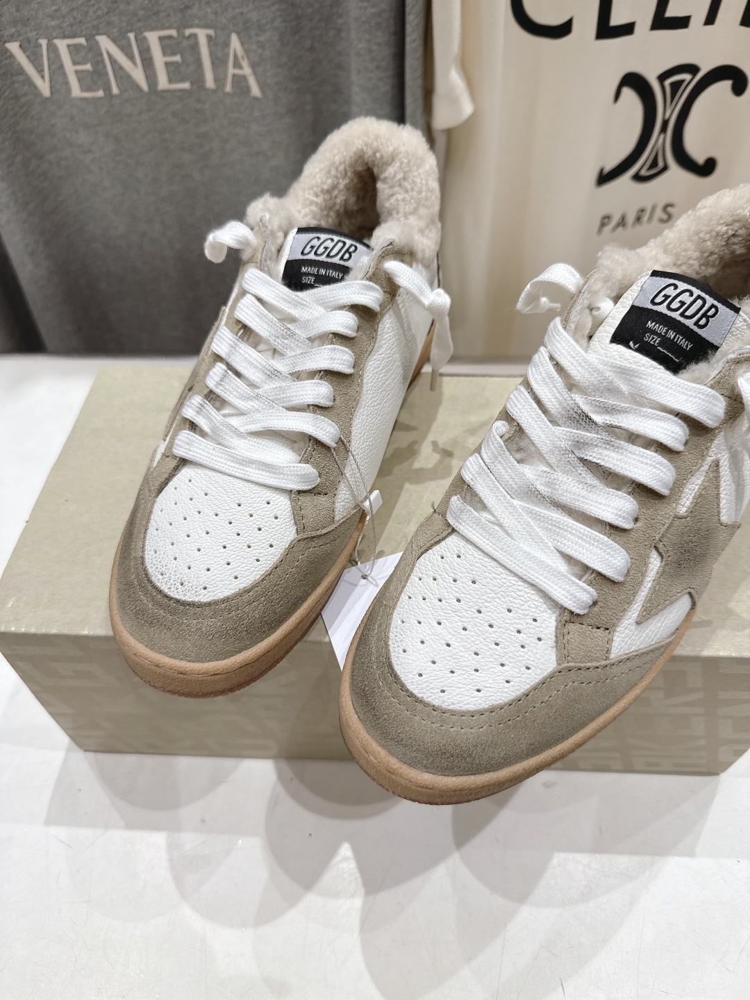顶级版本 毛里 GGDB~~Golden Goose Deluxe Brand秋冬新款羊毛里小脏鞋休闲鞋