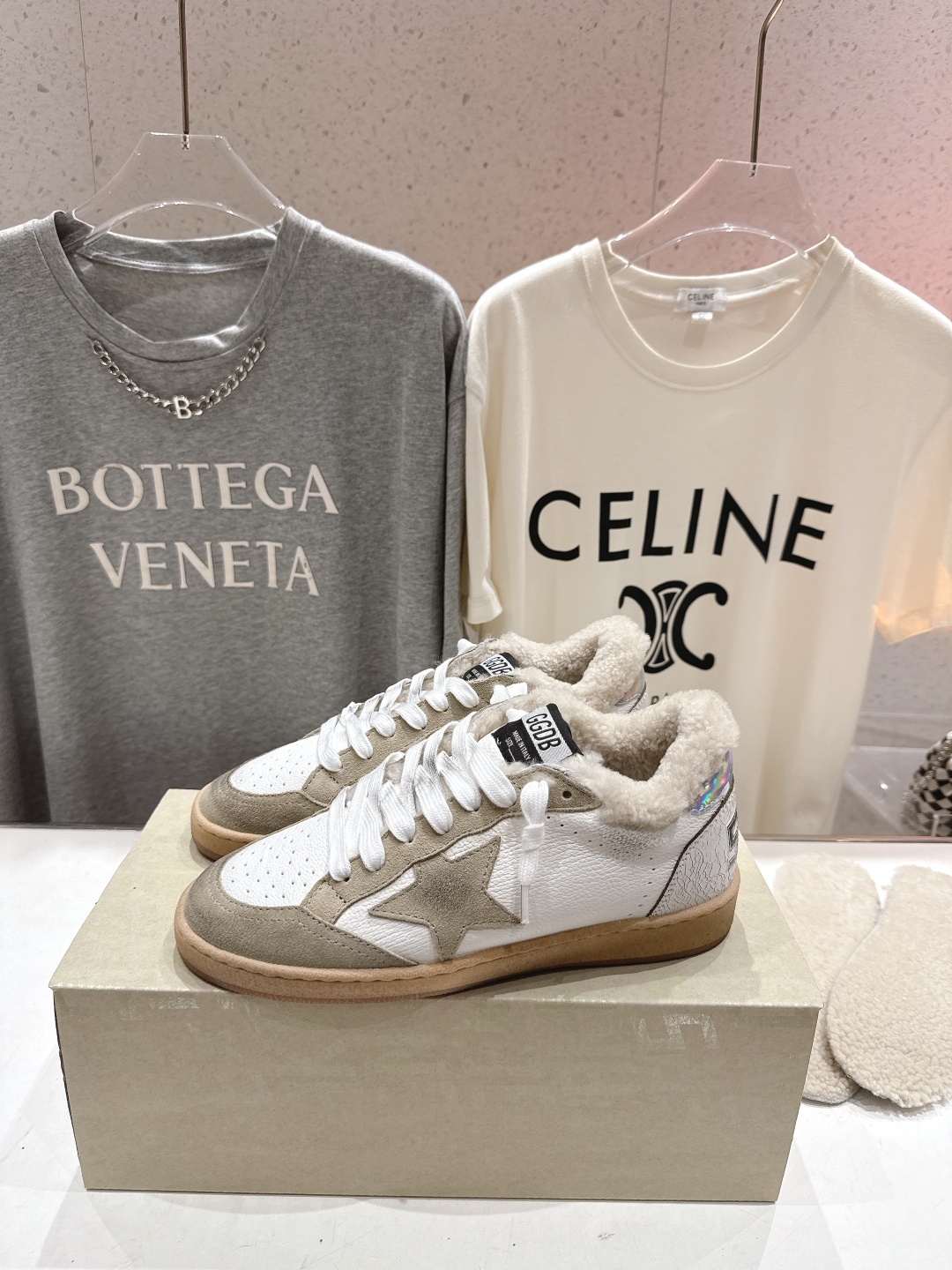 顶级版本 毛里 GGDB~~Golden Goose Deluxe Brand秋冬新款羊毛里小脏鞋休闲鞋