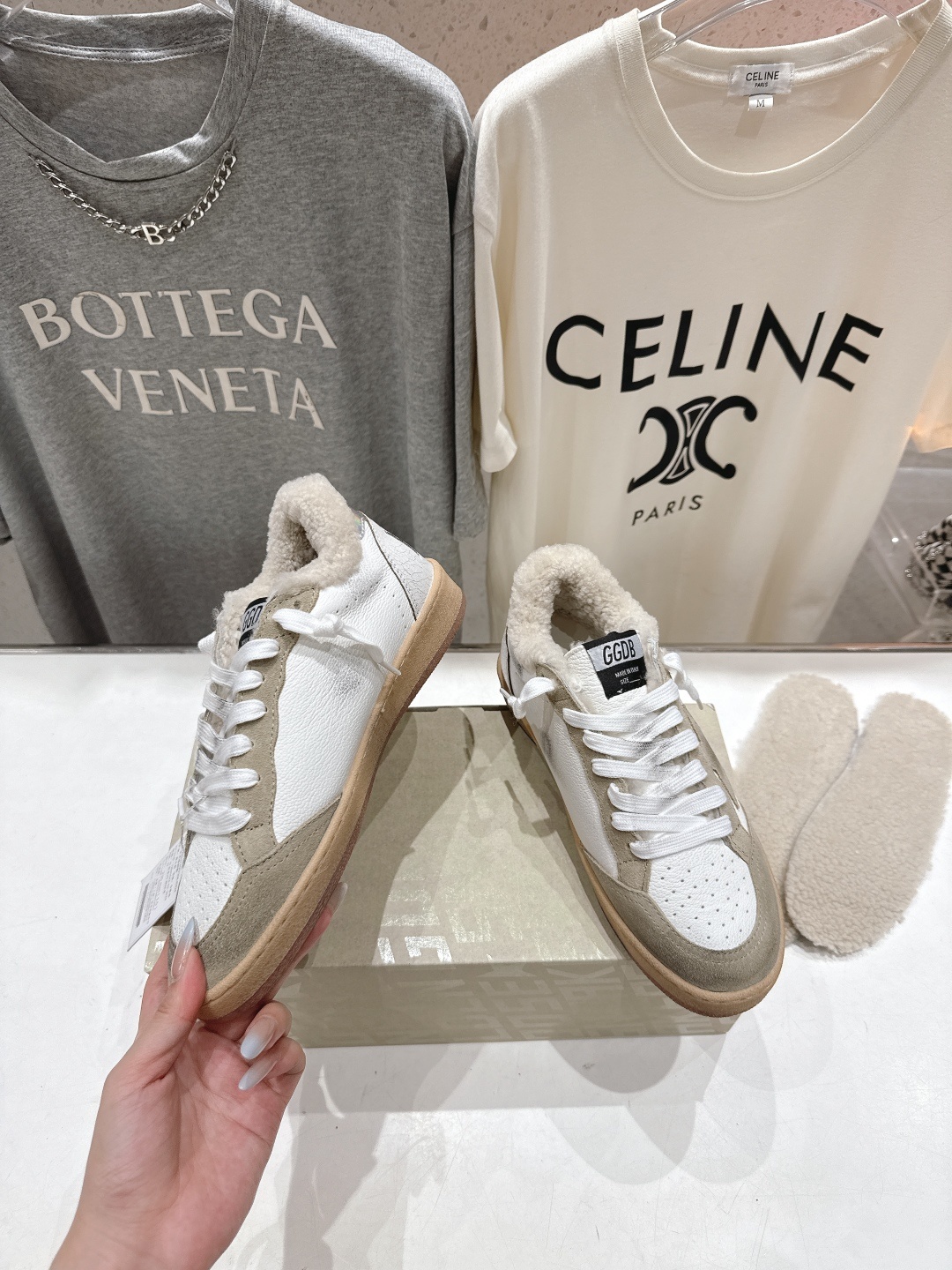 顶级版本 毛里 GGDB~~Golden Goose Deluxe Brand秋冬新款羊毛里小脏鞋休闲鞋