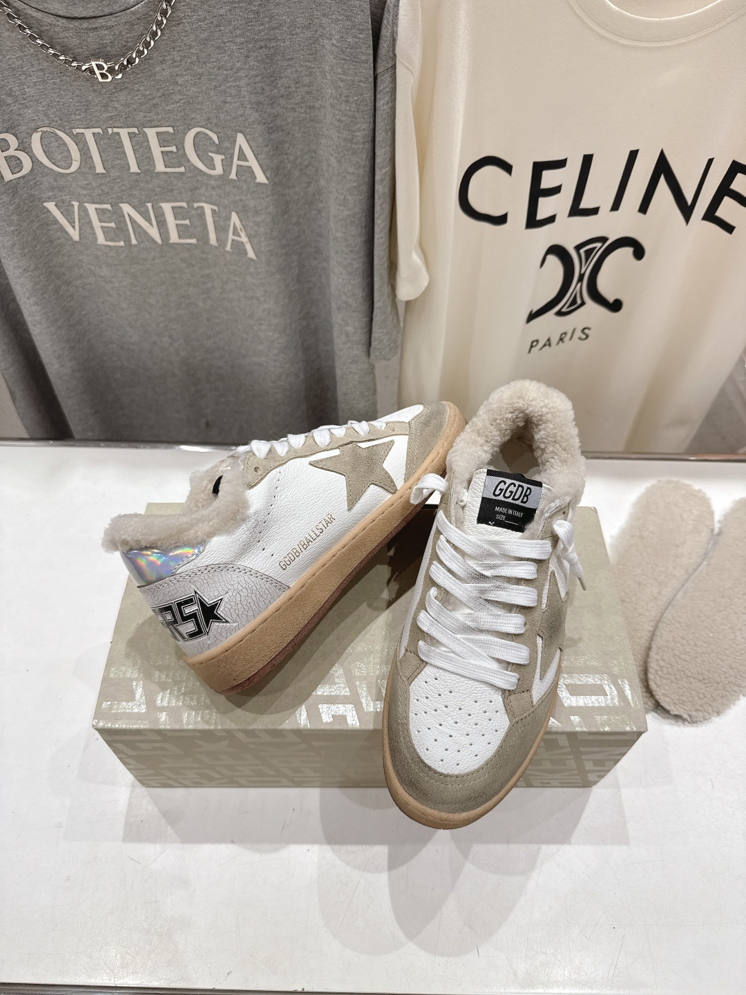顶级版本 毛里 GGDB~~Golden Goose Deluxe Brand秋冬新款羊毛里小脏鞋休闲鞋