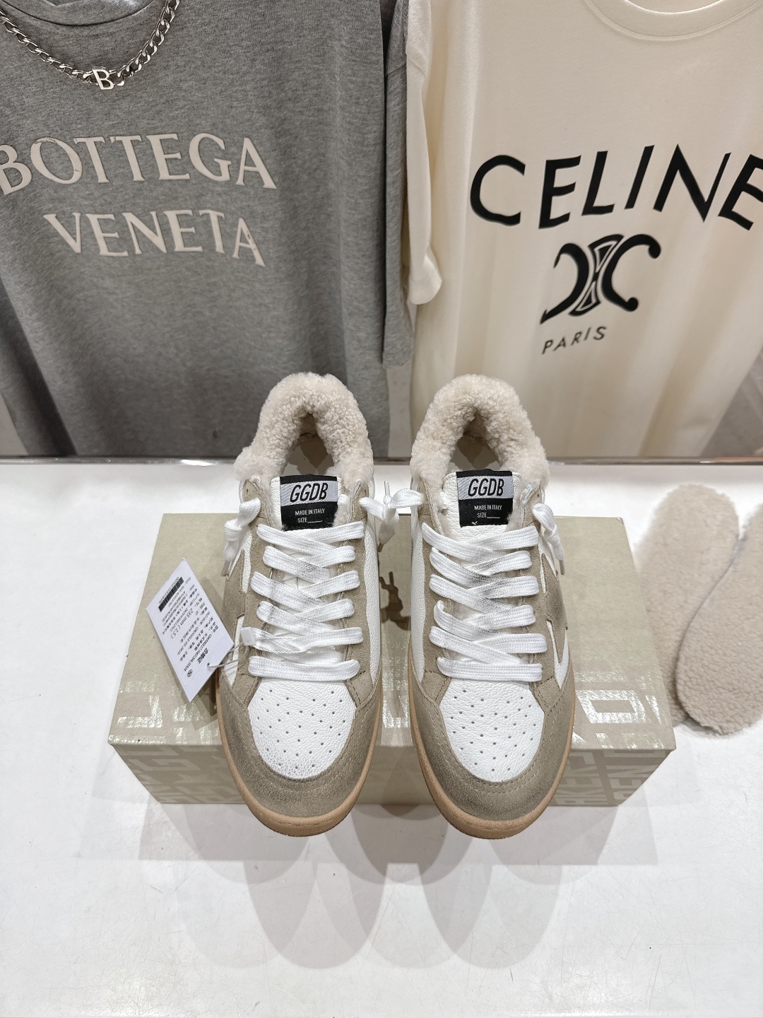 顶级版本 毛里 GGDB~~Golden Goose Deluxe Brand秋冬新款羊毛里小脏鞋休闲鞋