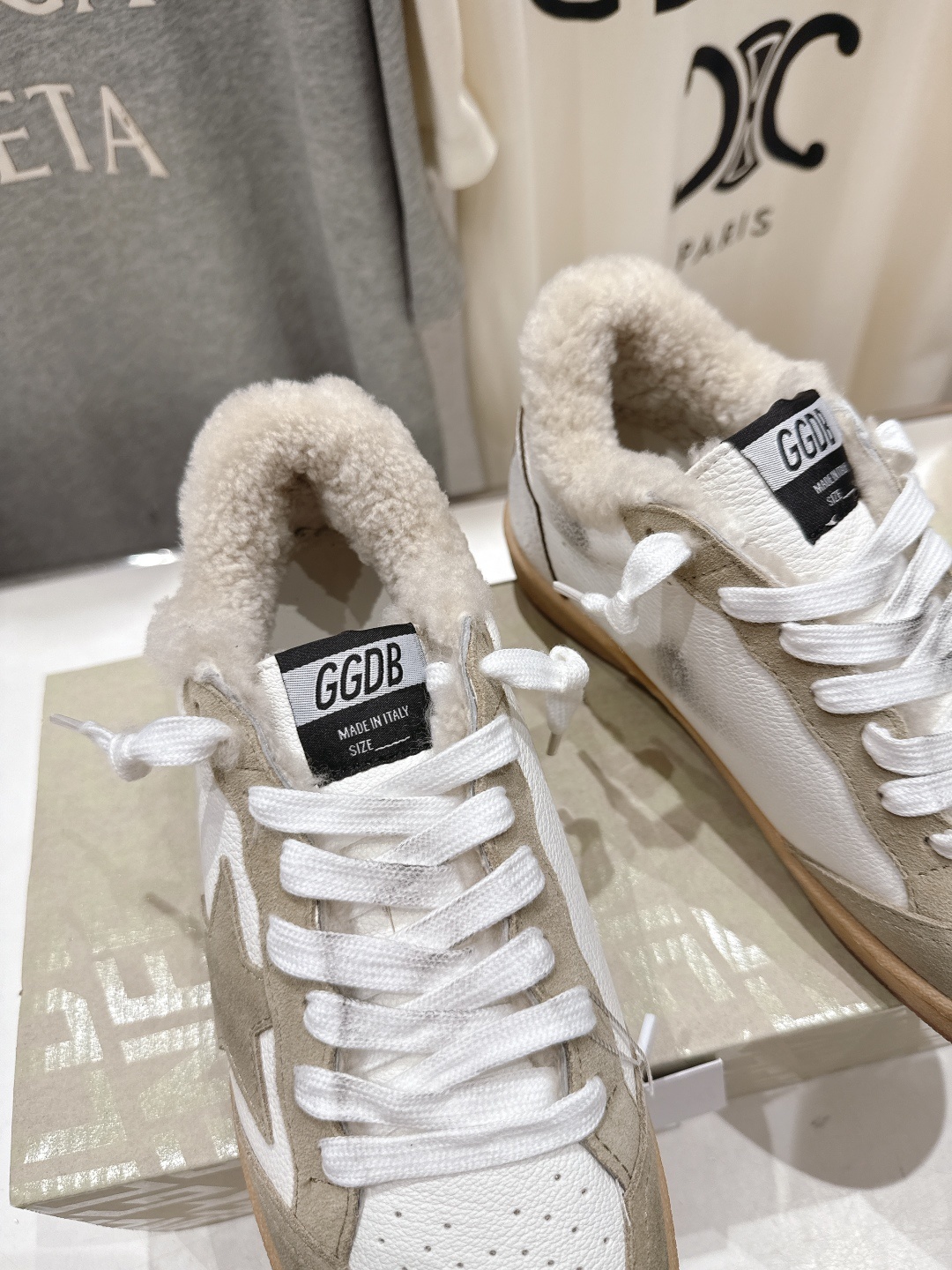 顶级版本 毛里 GGDB~~Golden Goose Deluxe Brand秋冬新款羊毛里小脏鞋休闲鞋
